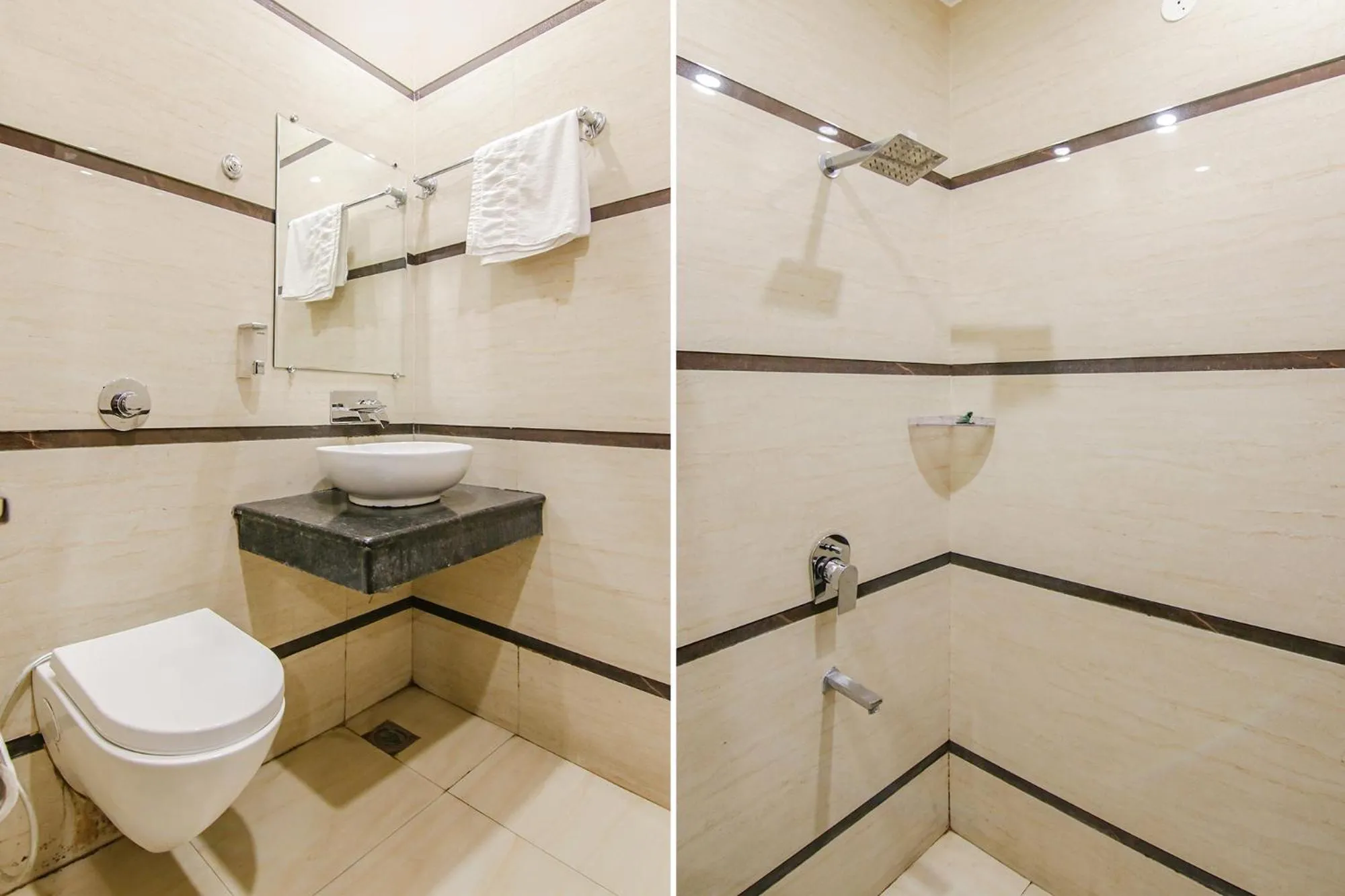 Bathroom in FabHotel Golden City