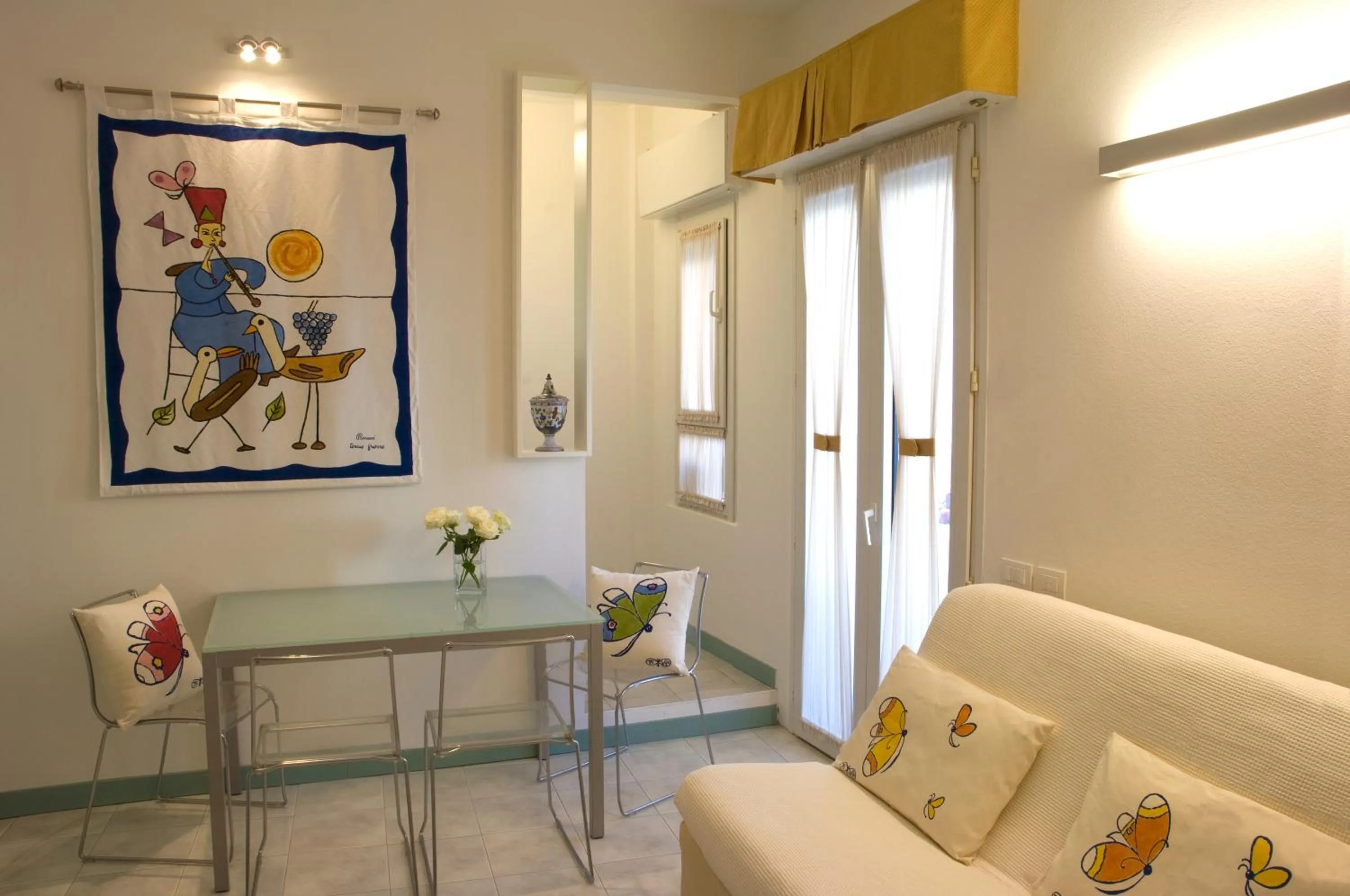 Living room in Hotel Eros Residence