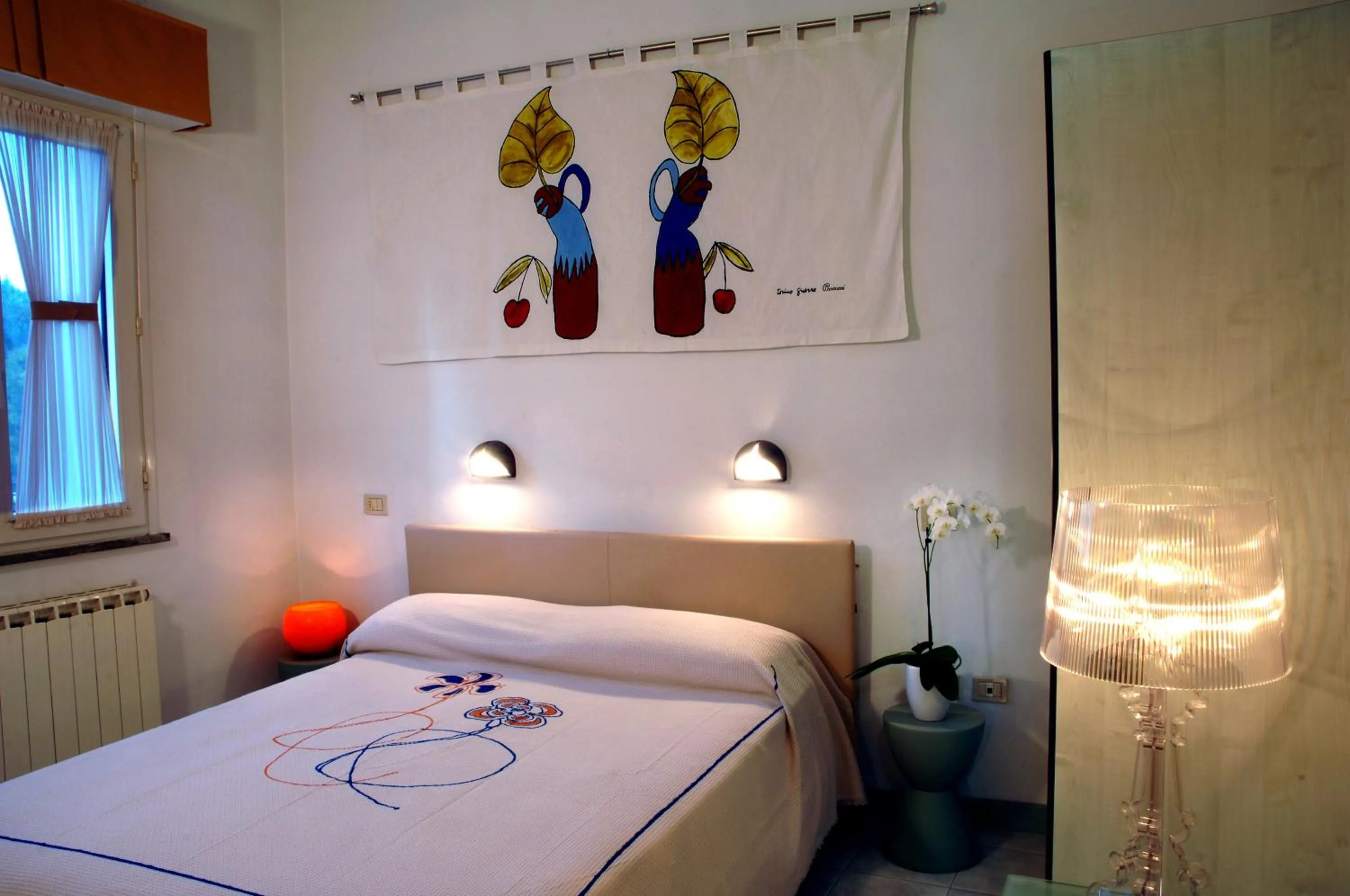 Bed in Hotel Eros Residence