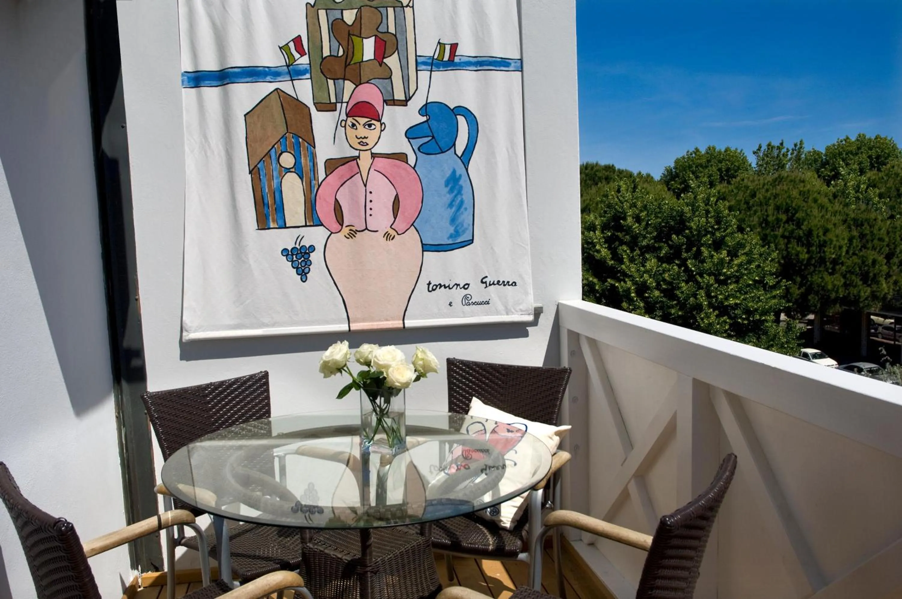 Balcony/Terrace in Hotel Eros Residence