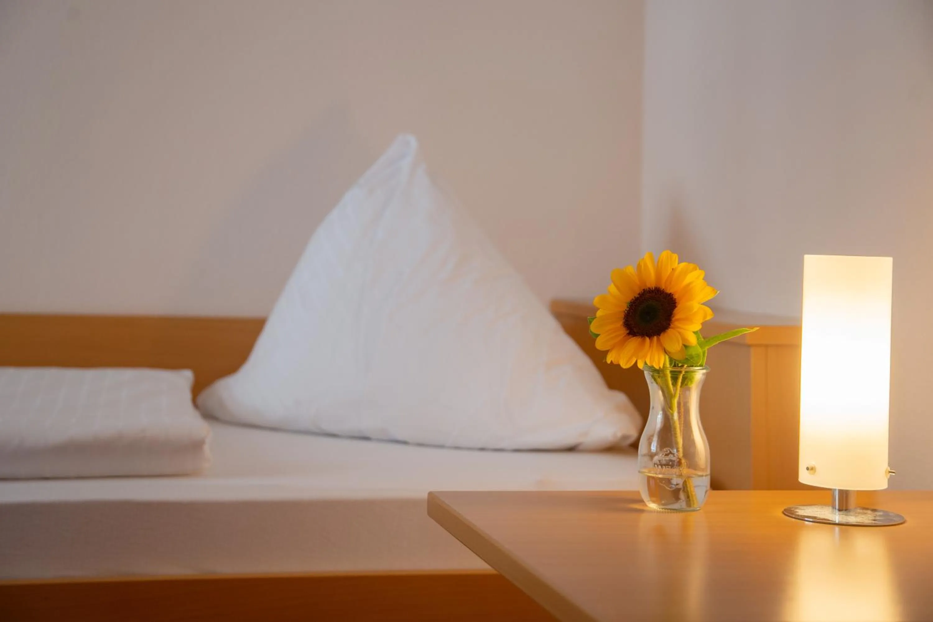 Bed in Hotel Restaurant Schwarzer Adler