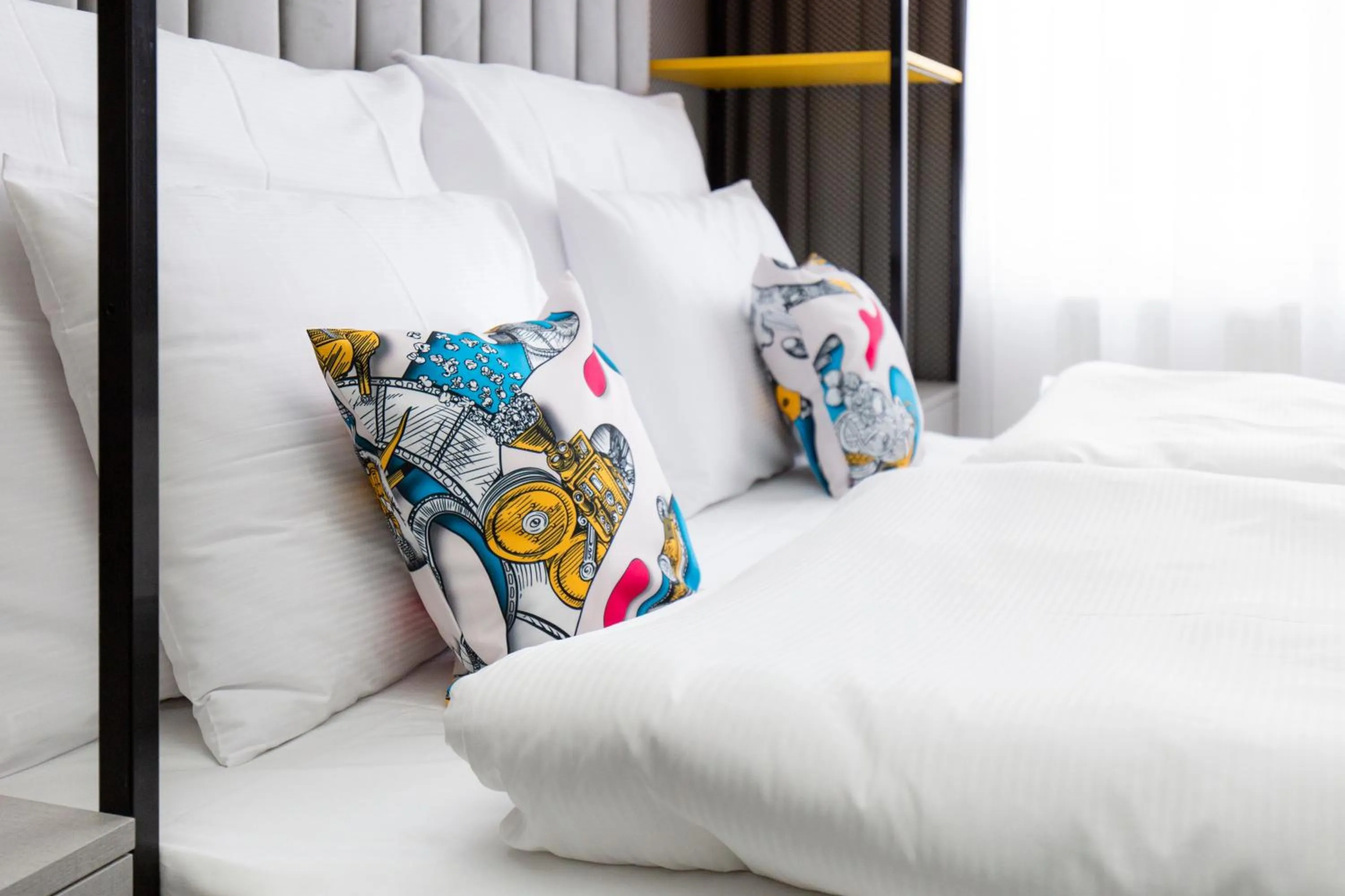 Decorative detail, Bed in Family Apartments by ASTORIA Hotel & Medical Spa