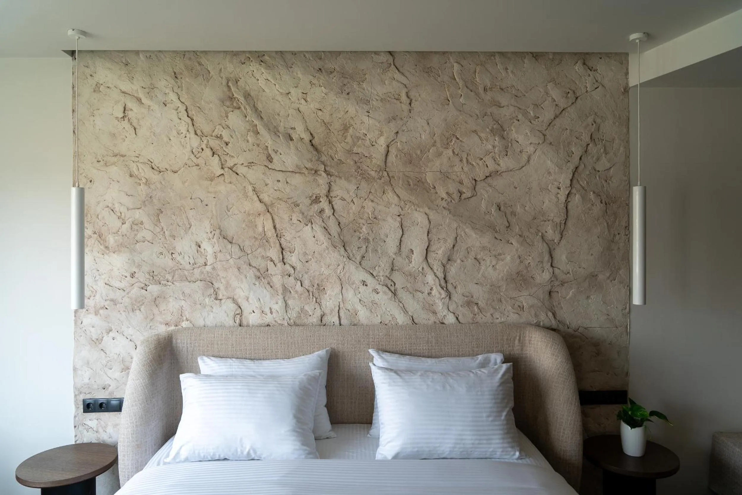 Bed in Athens Design Suites