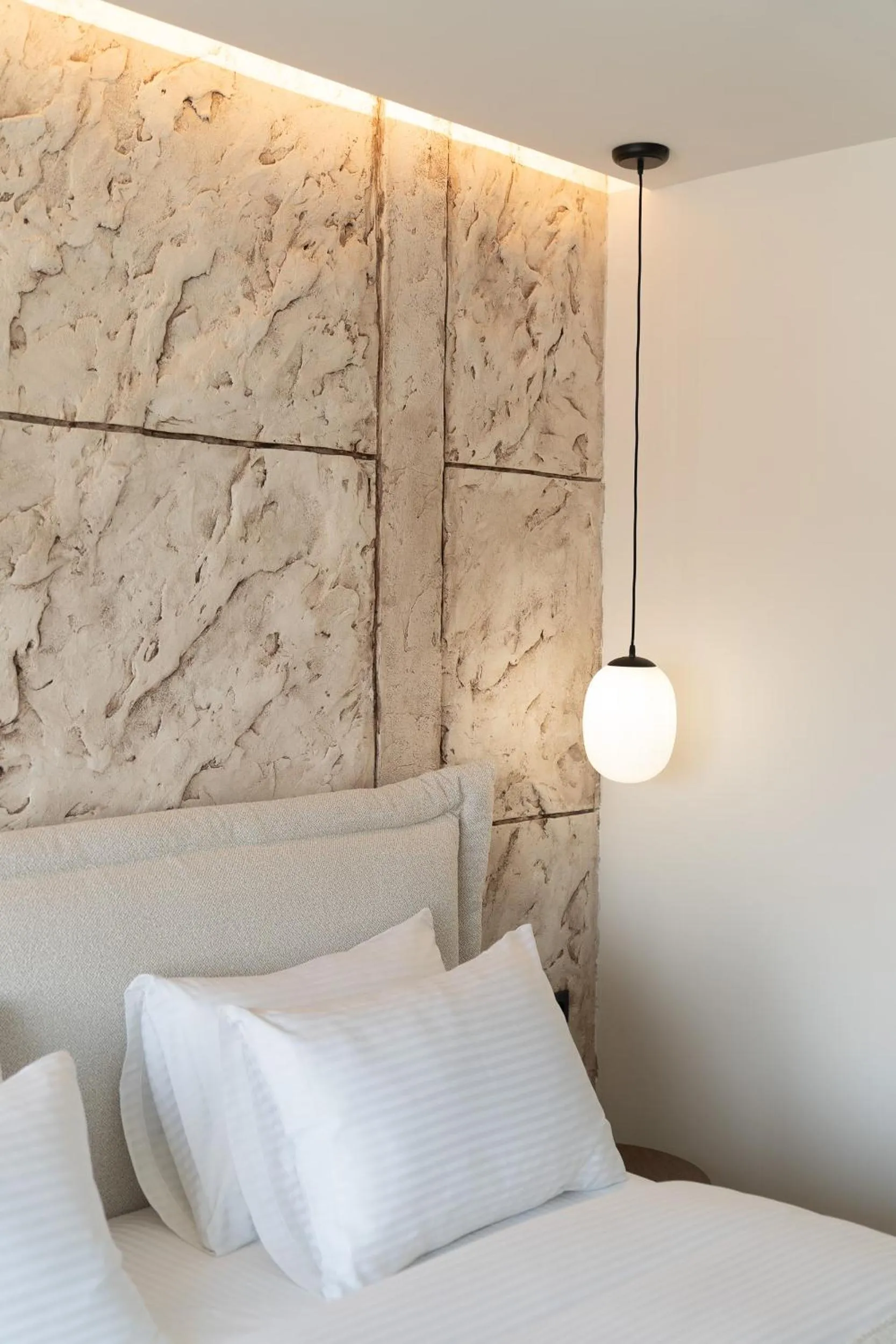 Bed in Athens Design Suites