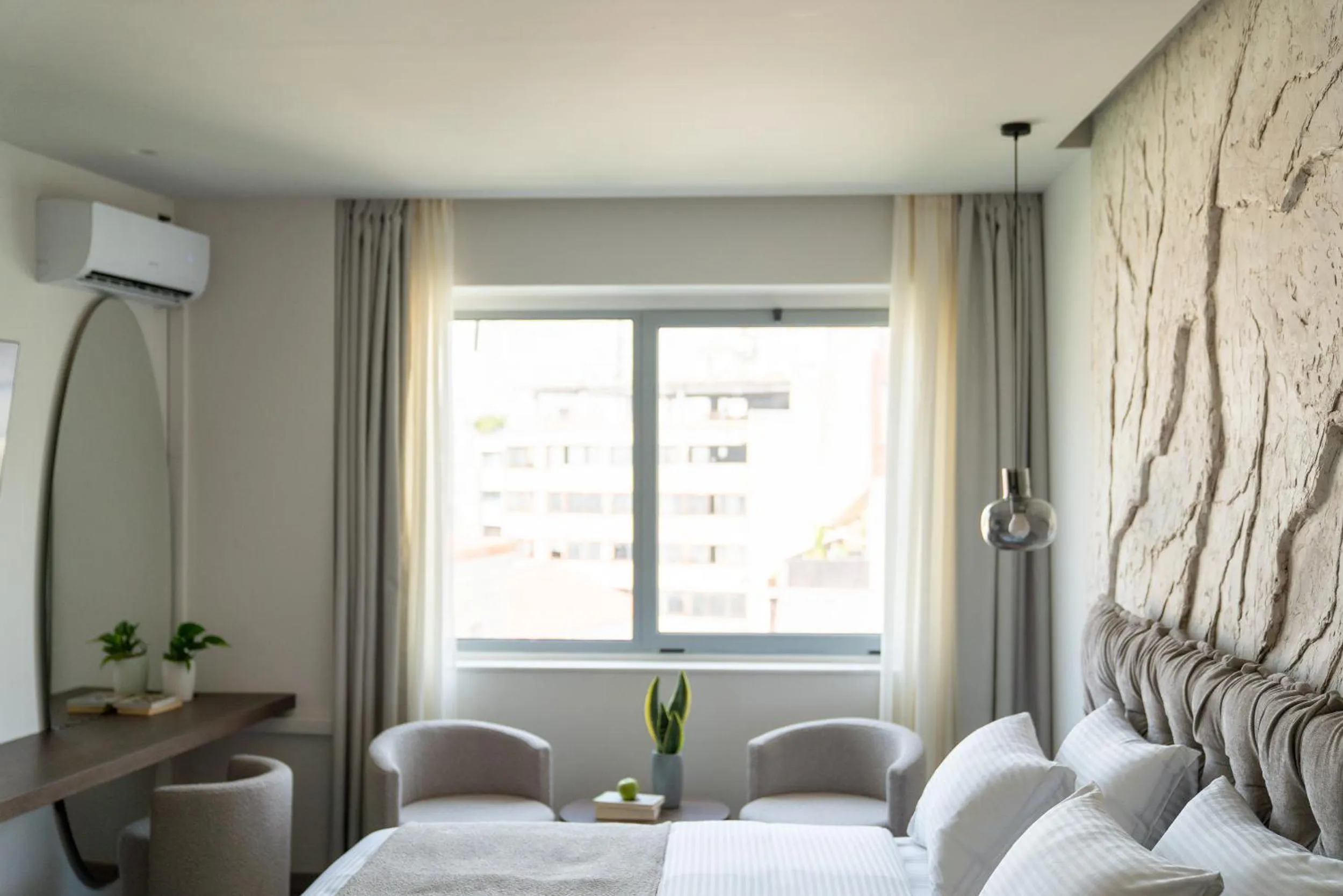 Bedroom, Bed in Athens Design Suites