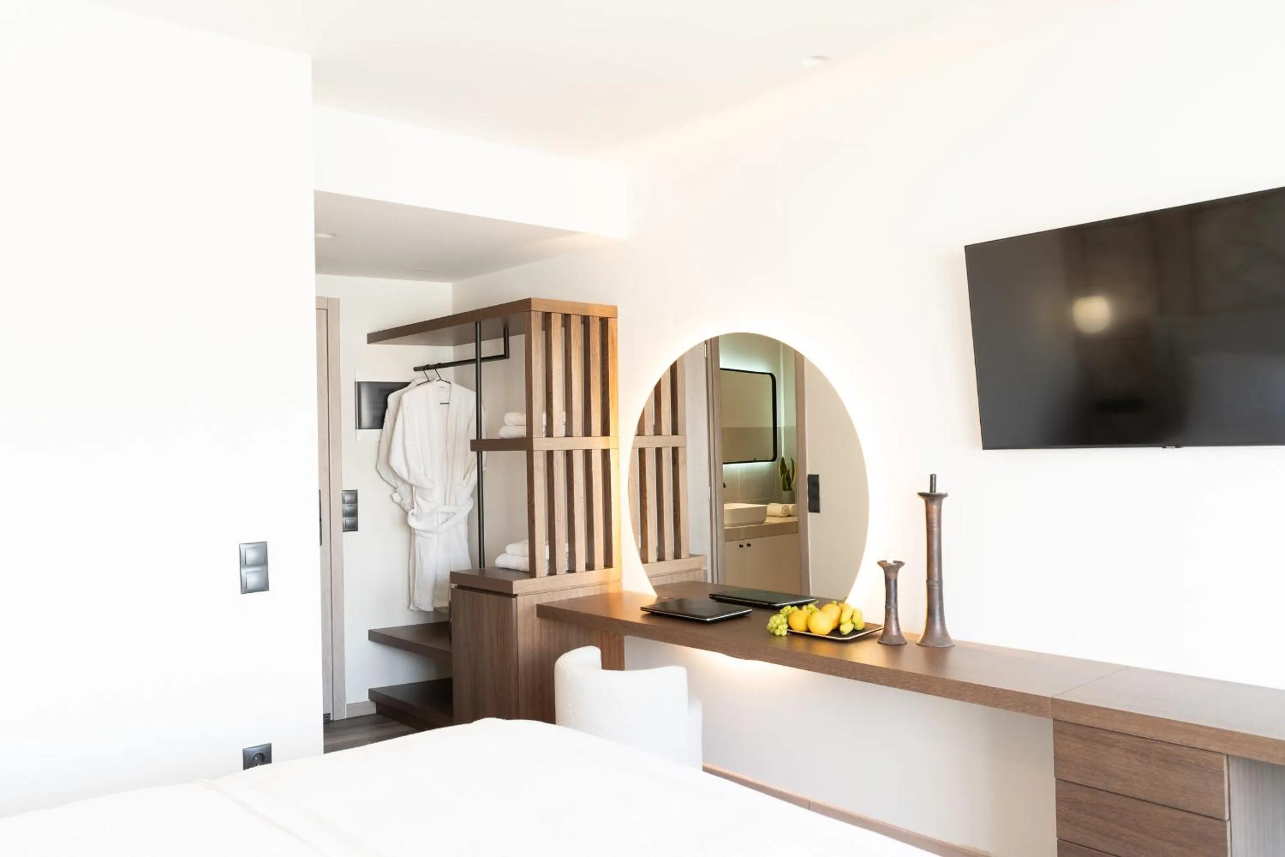 Bedroom in Athens Design Suites