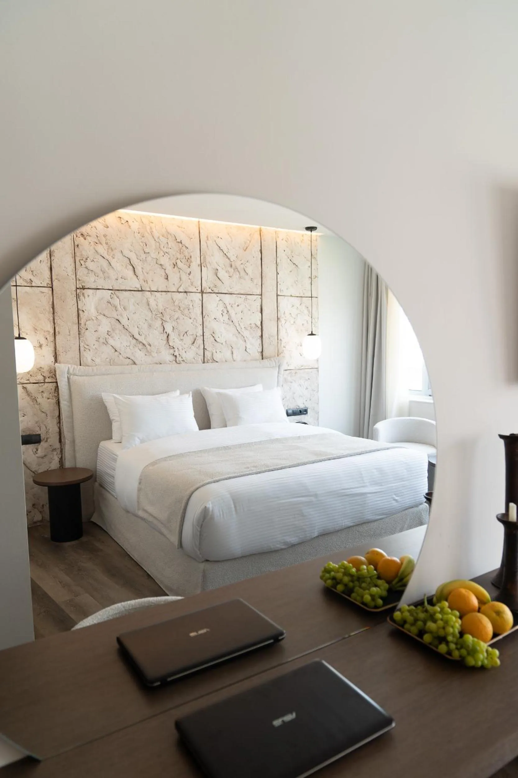Bed in Athens Design Suites