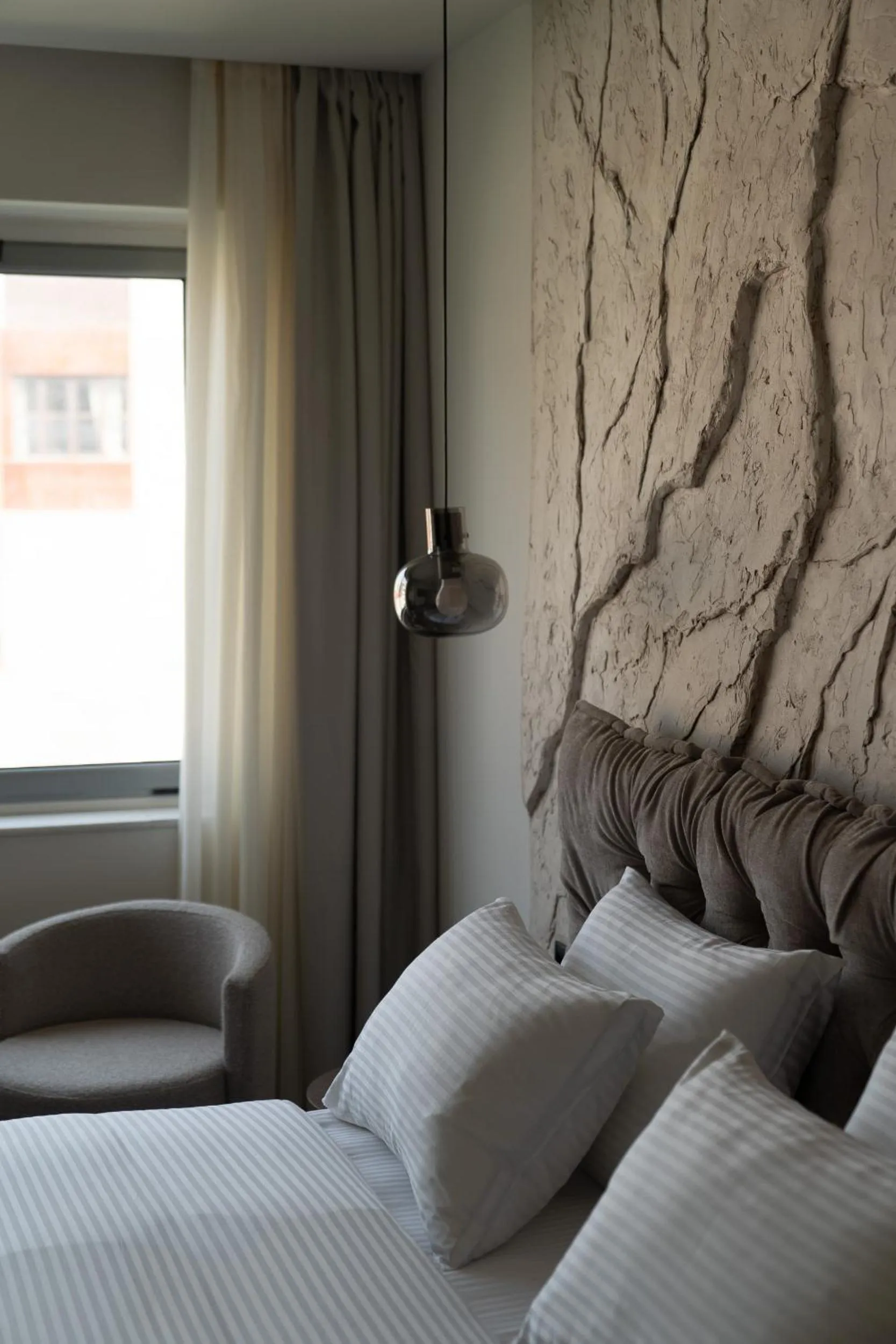 Bedroom, Bed in Athens Design Suites