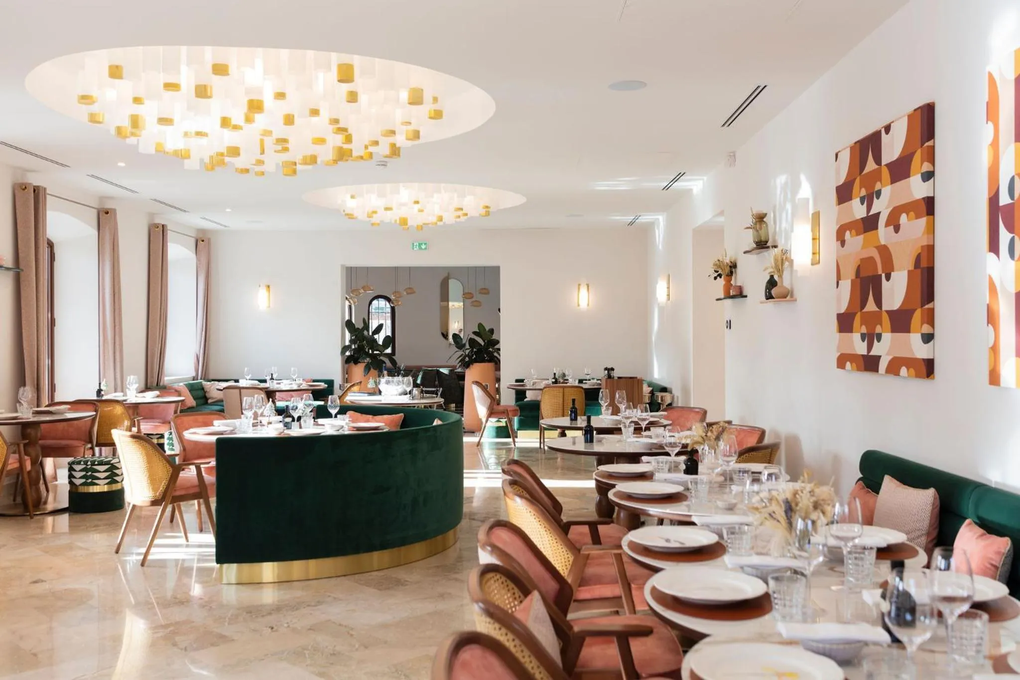 Restaurant/places to eat in Hôtel et Restaurant La Bastide Bourrelly - Mathias Dandine