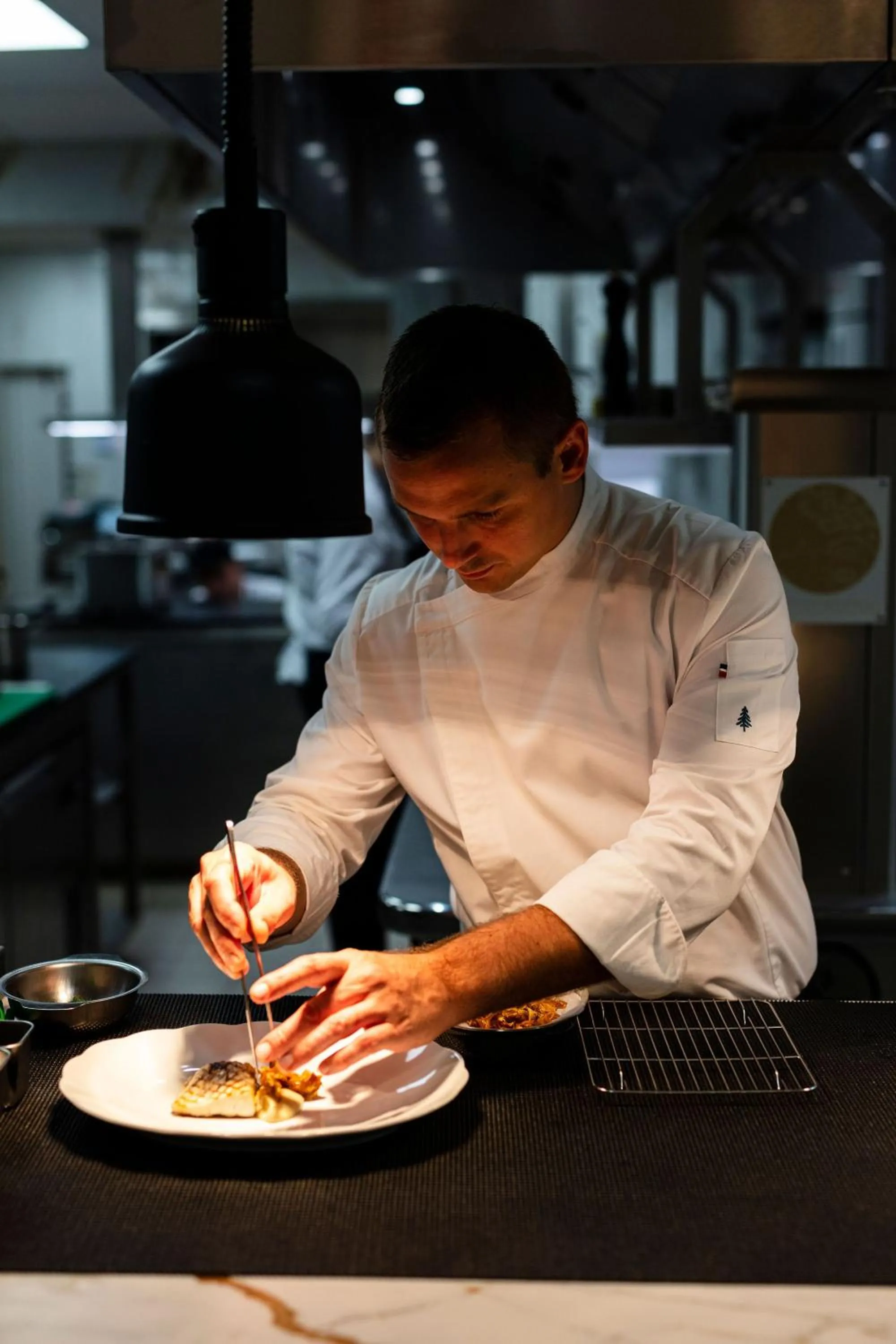 Food in Hôtel et Restaurant La Bastide Bourrelly - Mathias Dandine