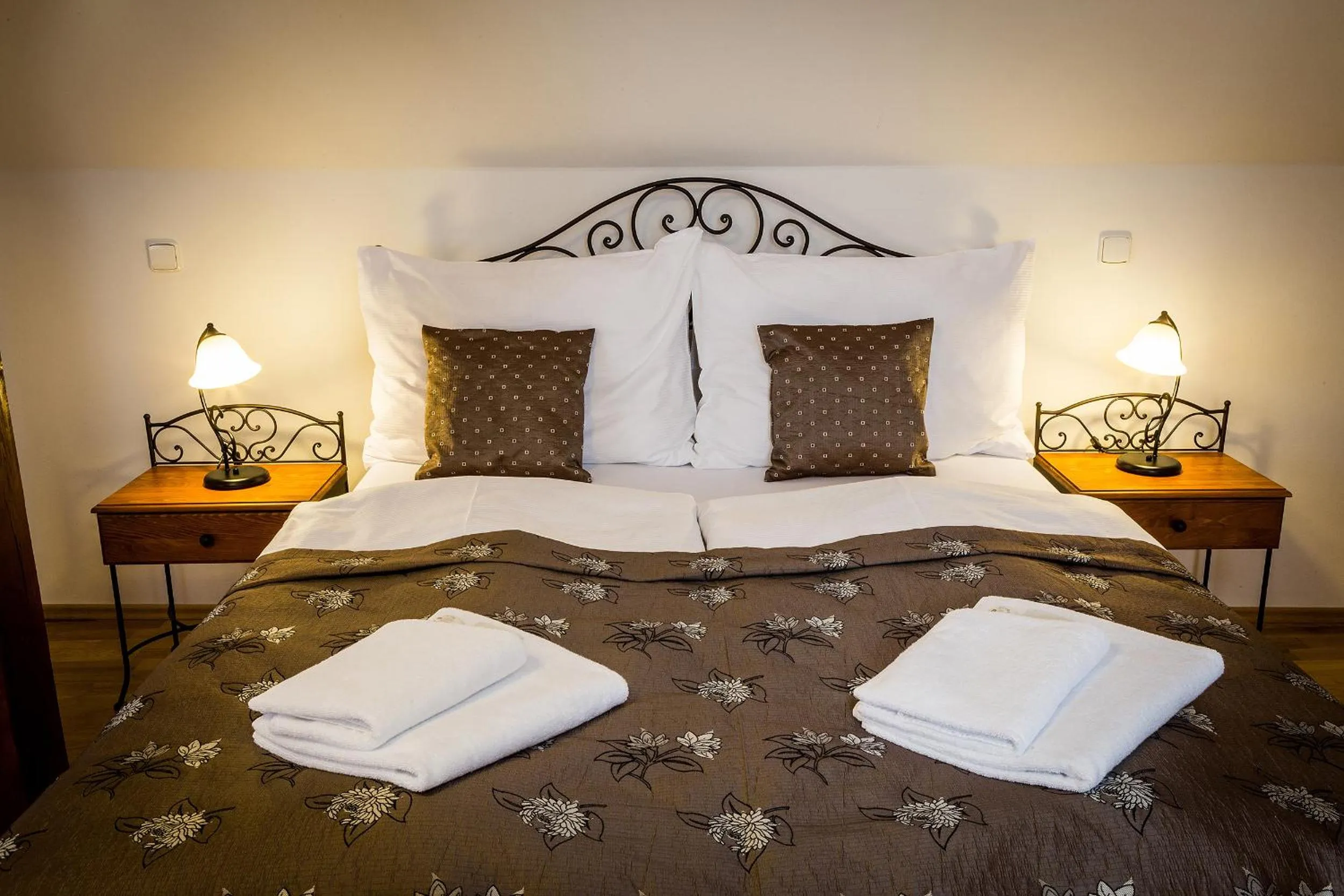 Bedroom, Bed in Vila Krumlov