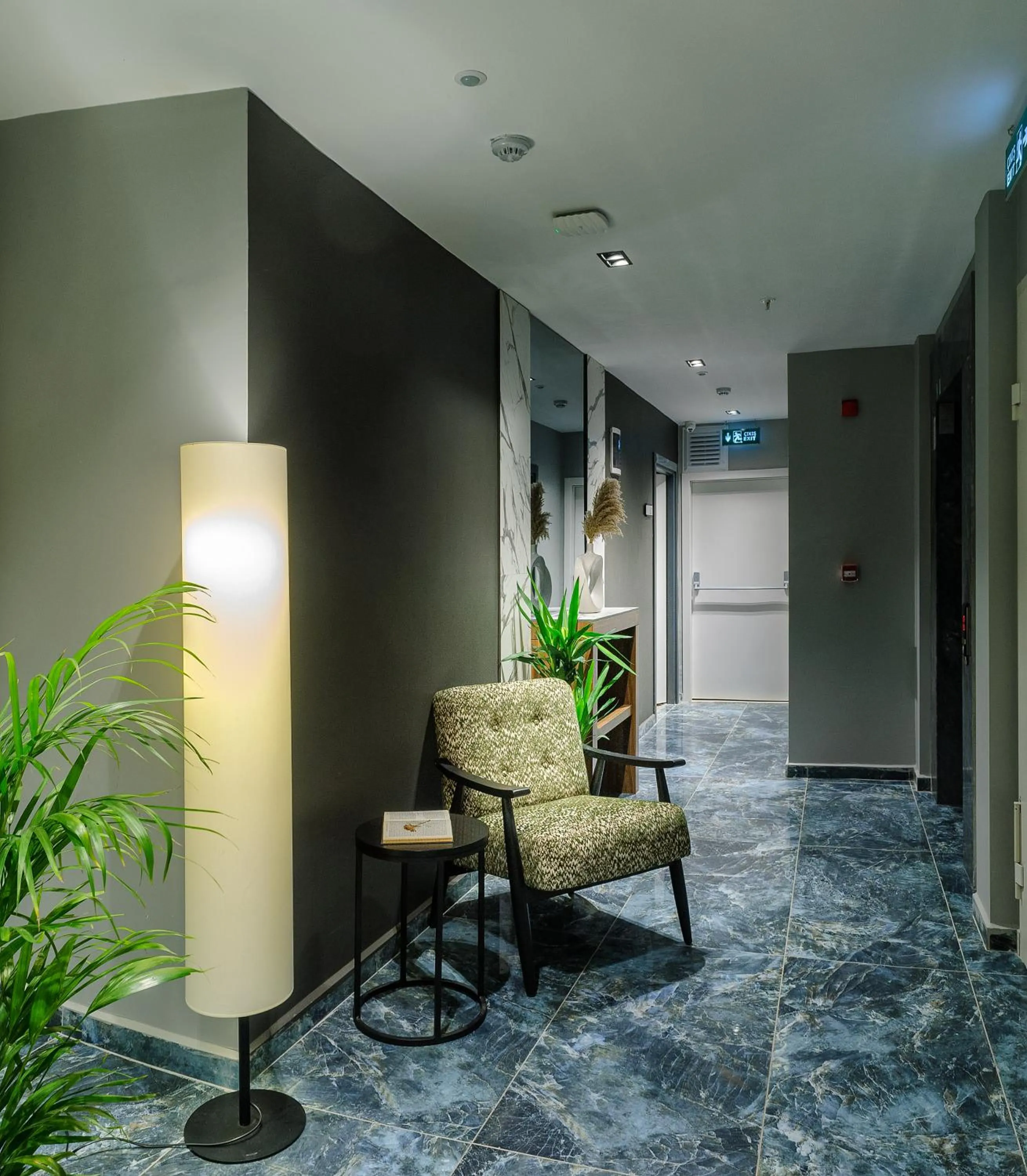 Seating area in La Mia Suites