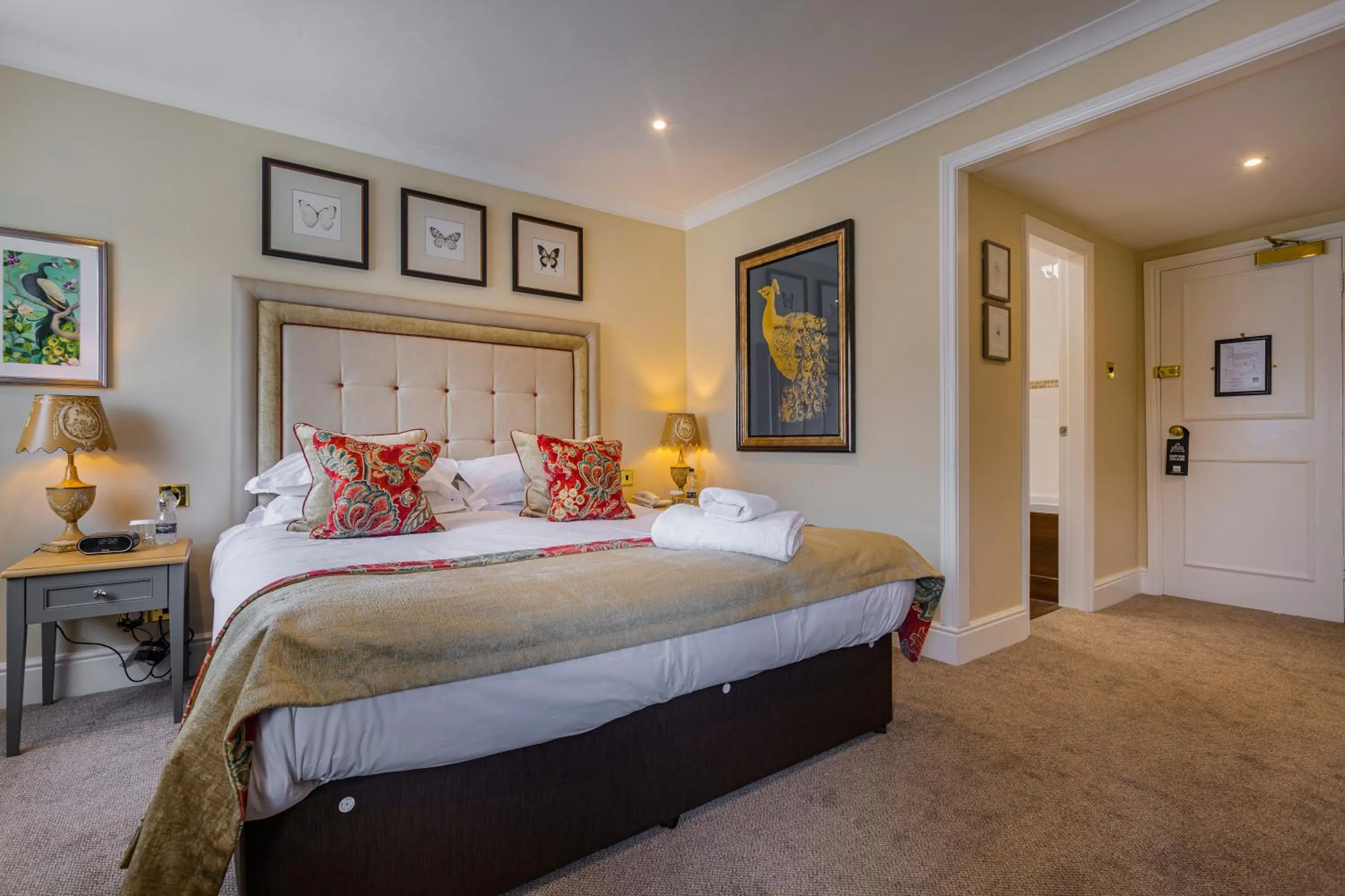 Bedroom, Bed in The Talbot Hotel, Oundle , Near Peterborough - The Coaching Inn Group