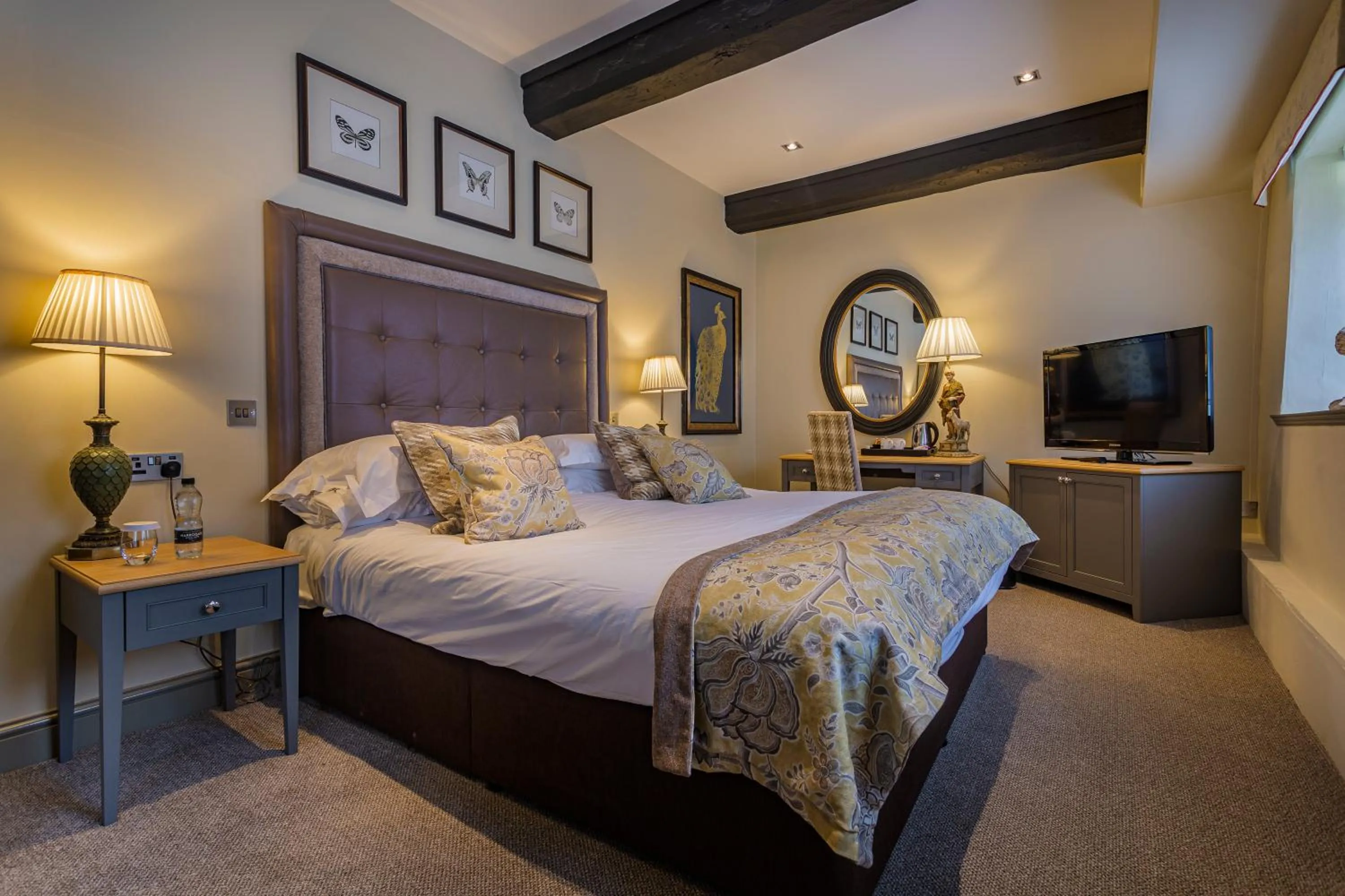 Bedroom, Bed in The Talbot Hotel, Oundle , Near Peterborough - The Coaching Inn Group