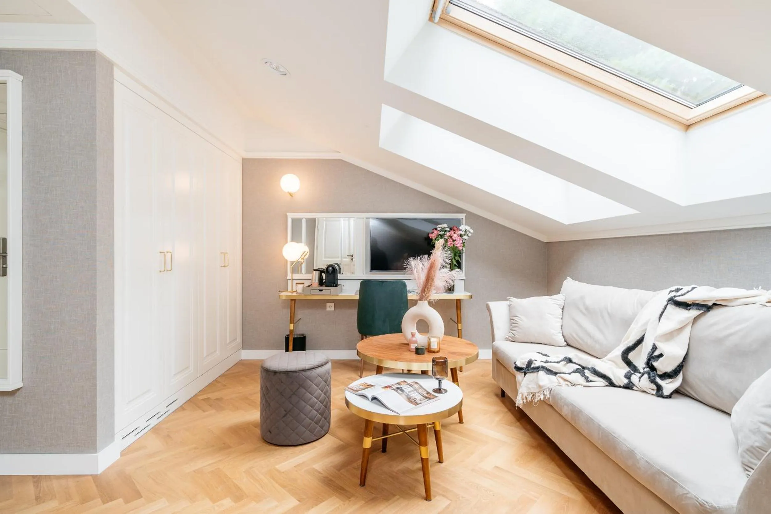 Living room in WillaWawel - LoftAffair Collection