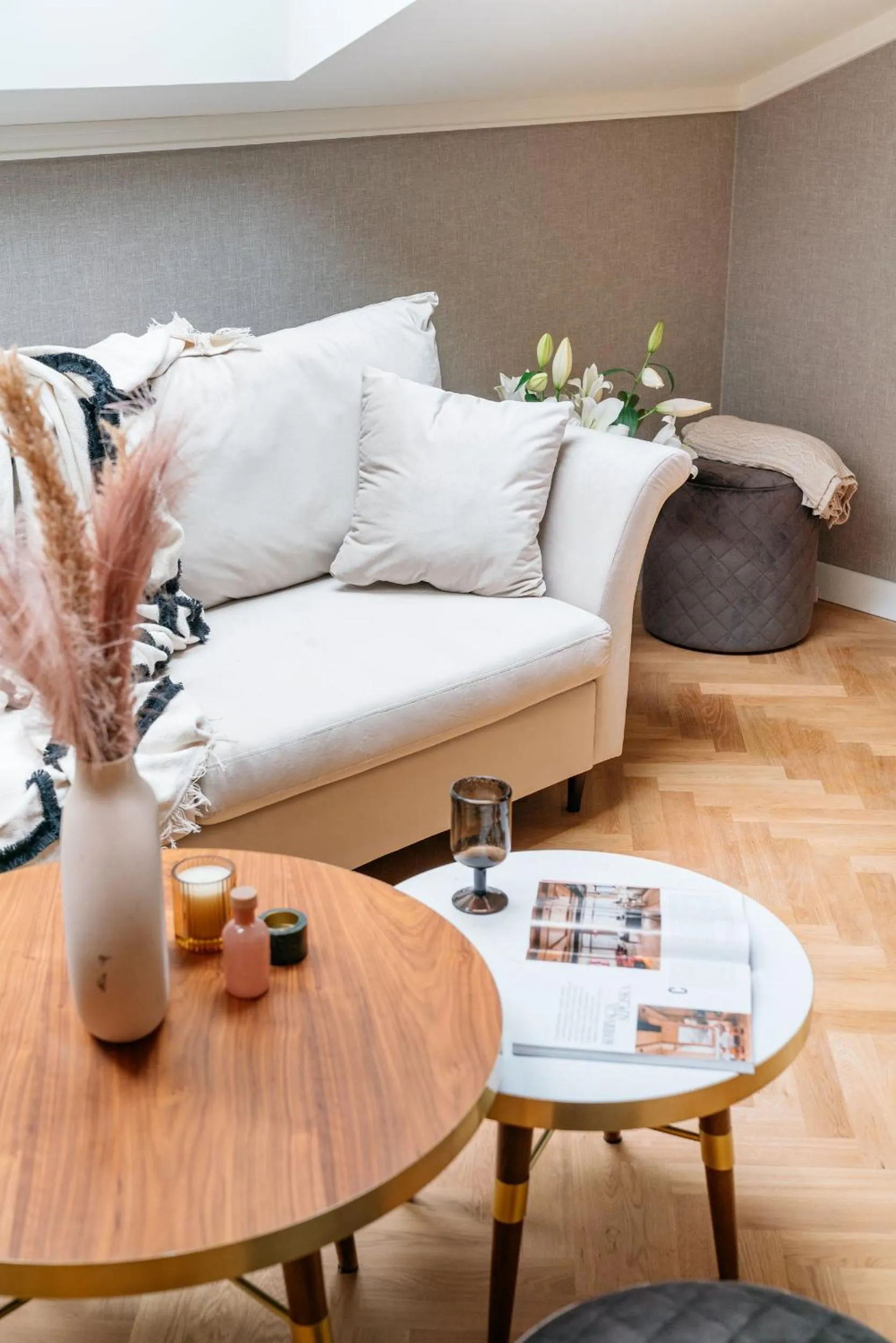 Living room in WillaWawel - LoftAffair Collection