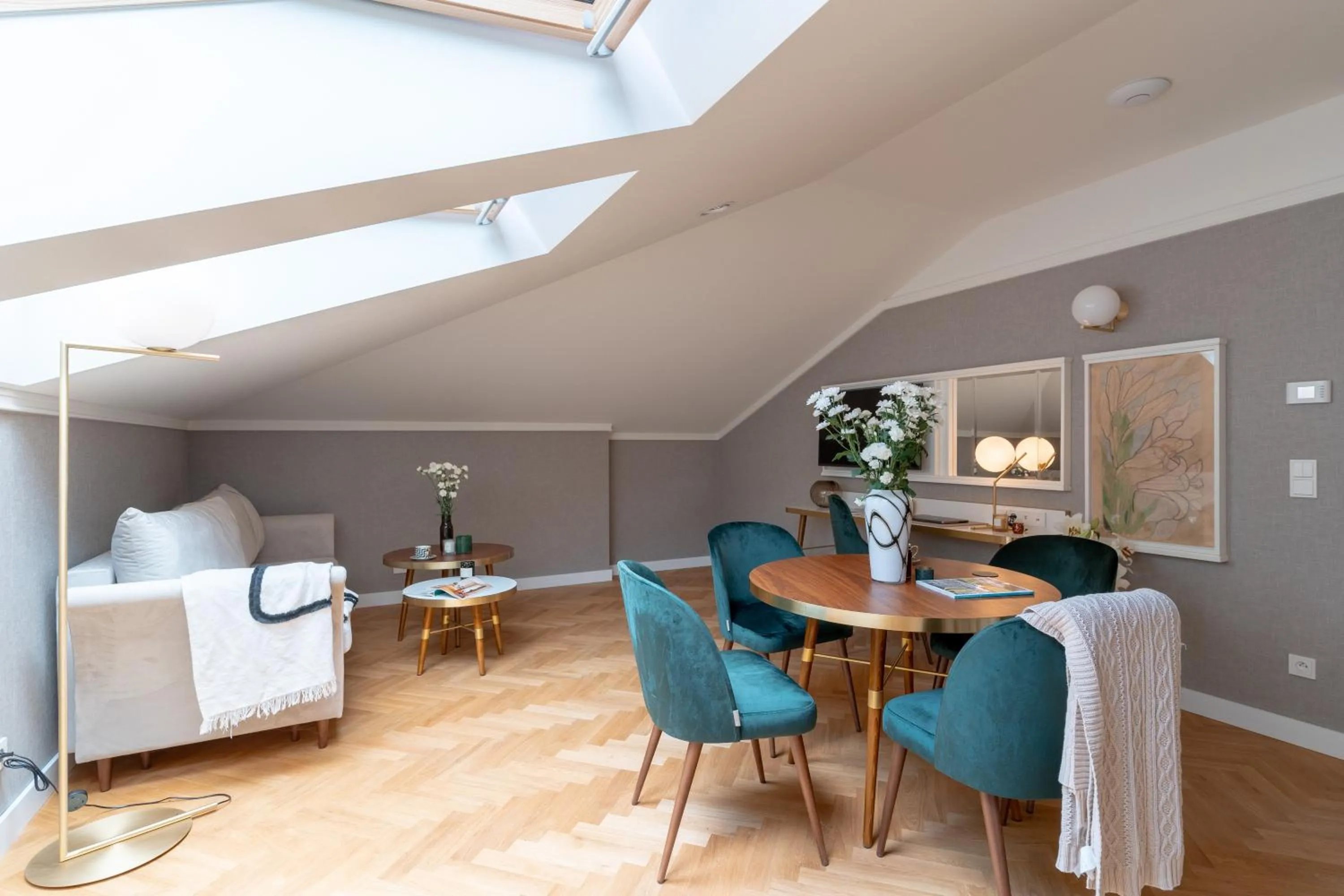 Living room in WillaWawel - LoftAffair Collection