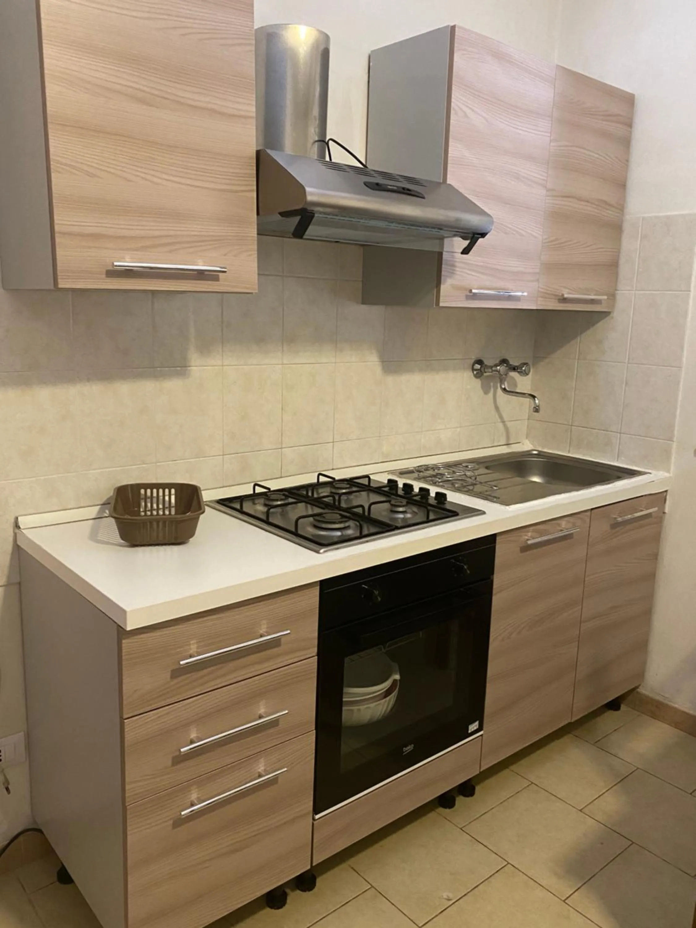 Kitchen or kitchenette in Appartamenti Vacanze Minervino