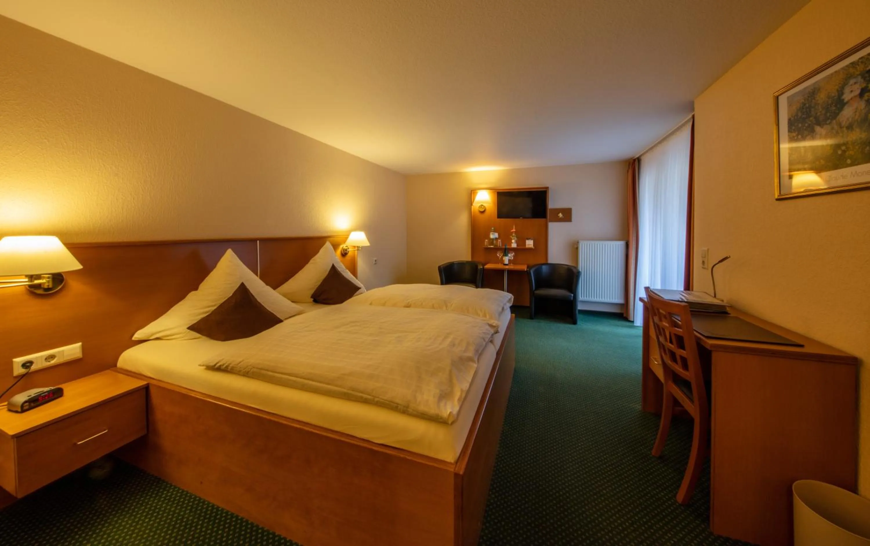 Photo of the whole room, Bed in Hotel Burgfrieden
