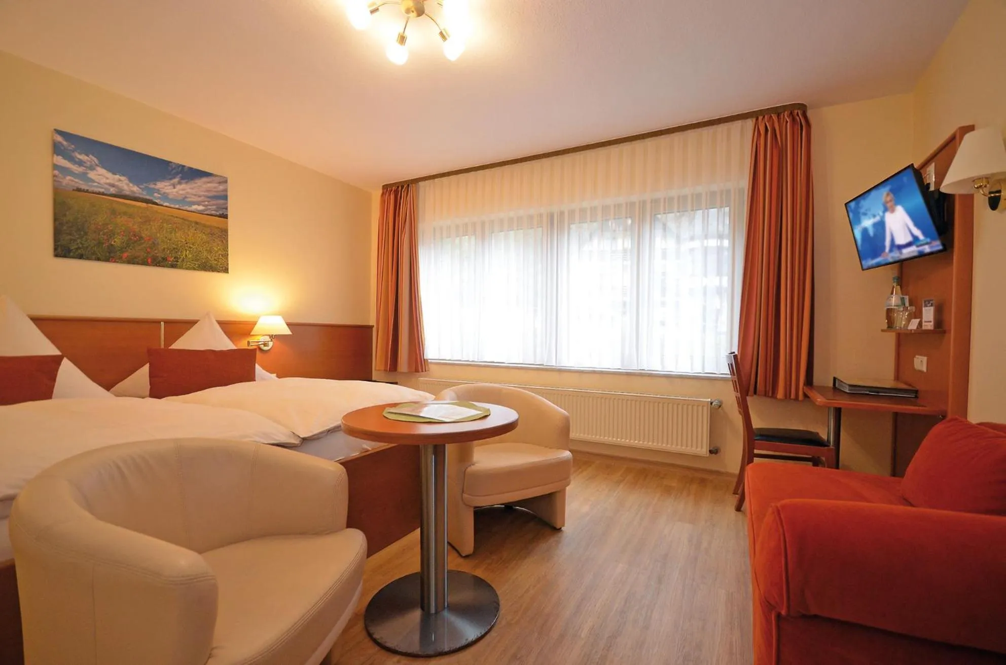 Photo of the whole room, Bed in Hotel Burgfrieden