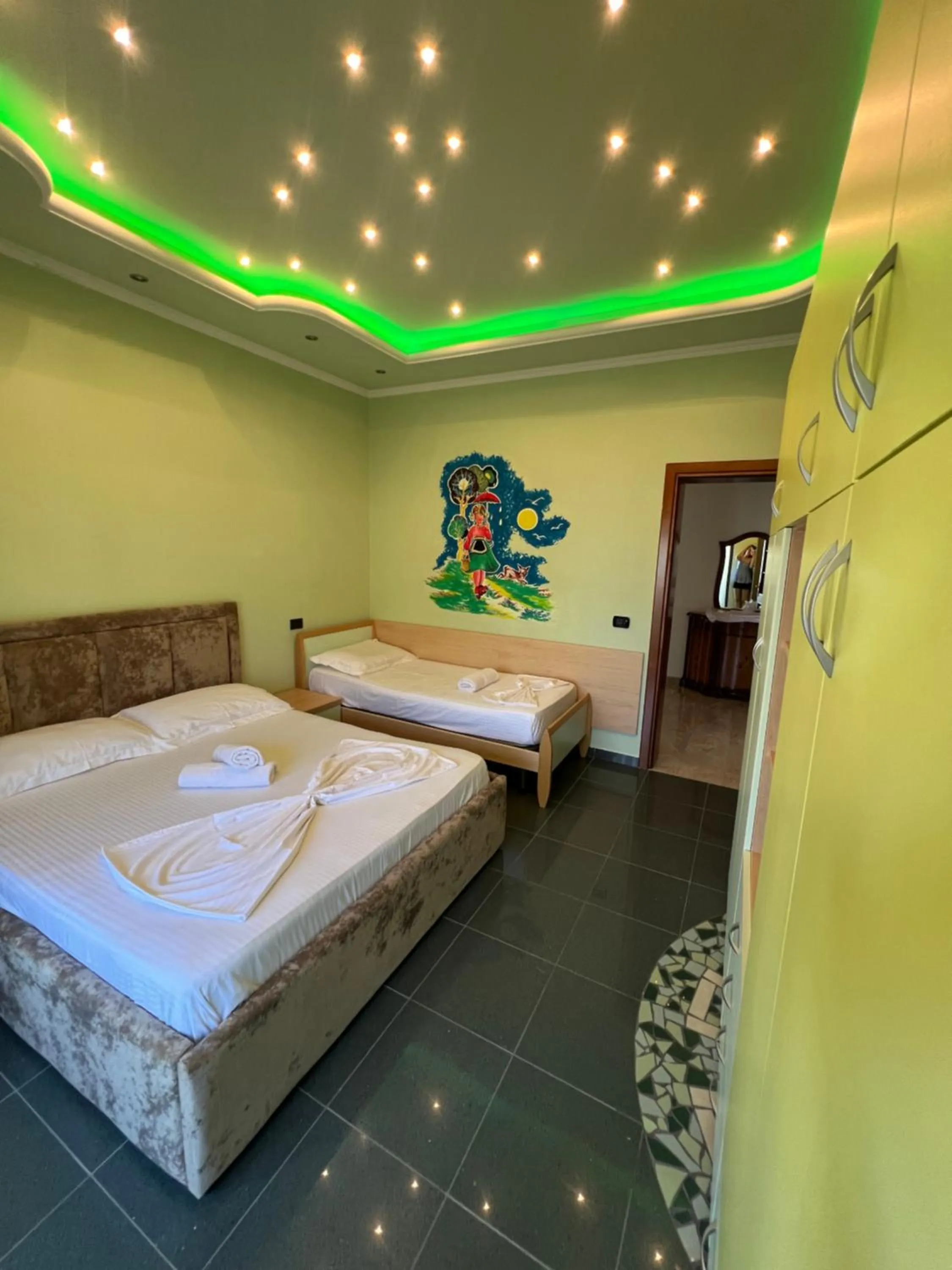 Bed in Green Garden Villa