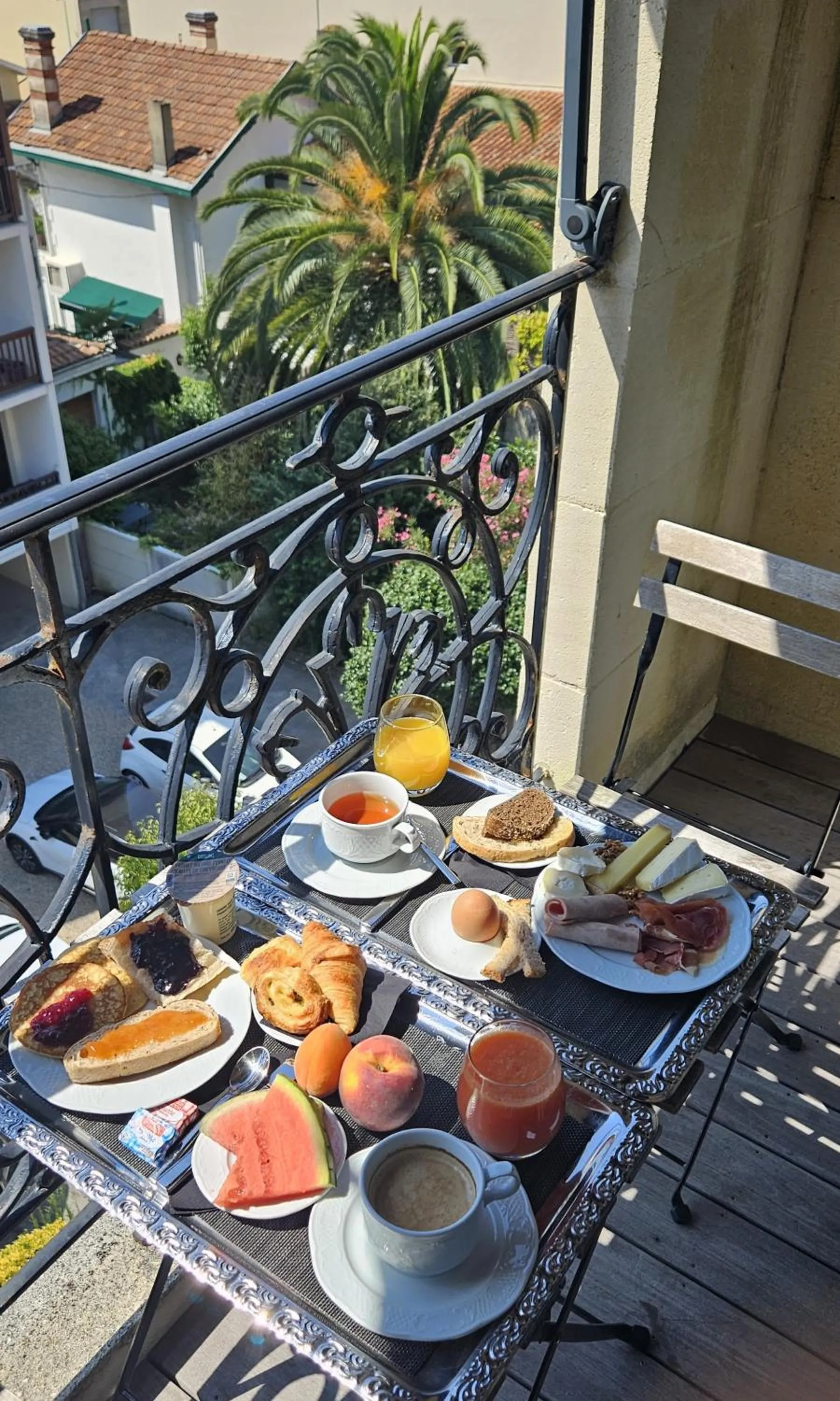 Balcony/Terrace in Hôtel Villa-Lamartine
