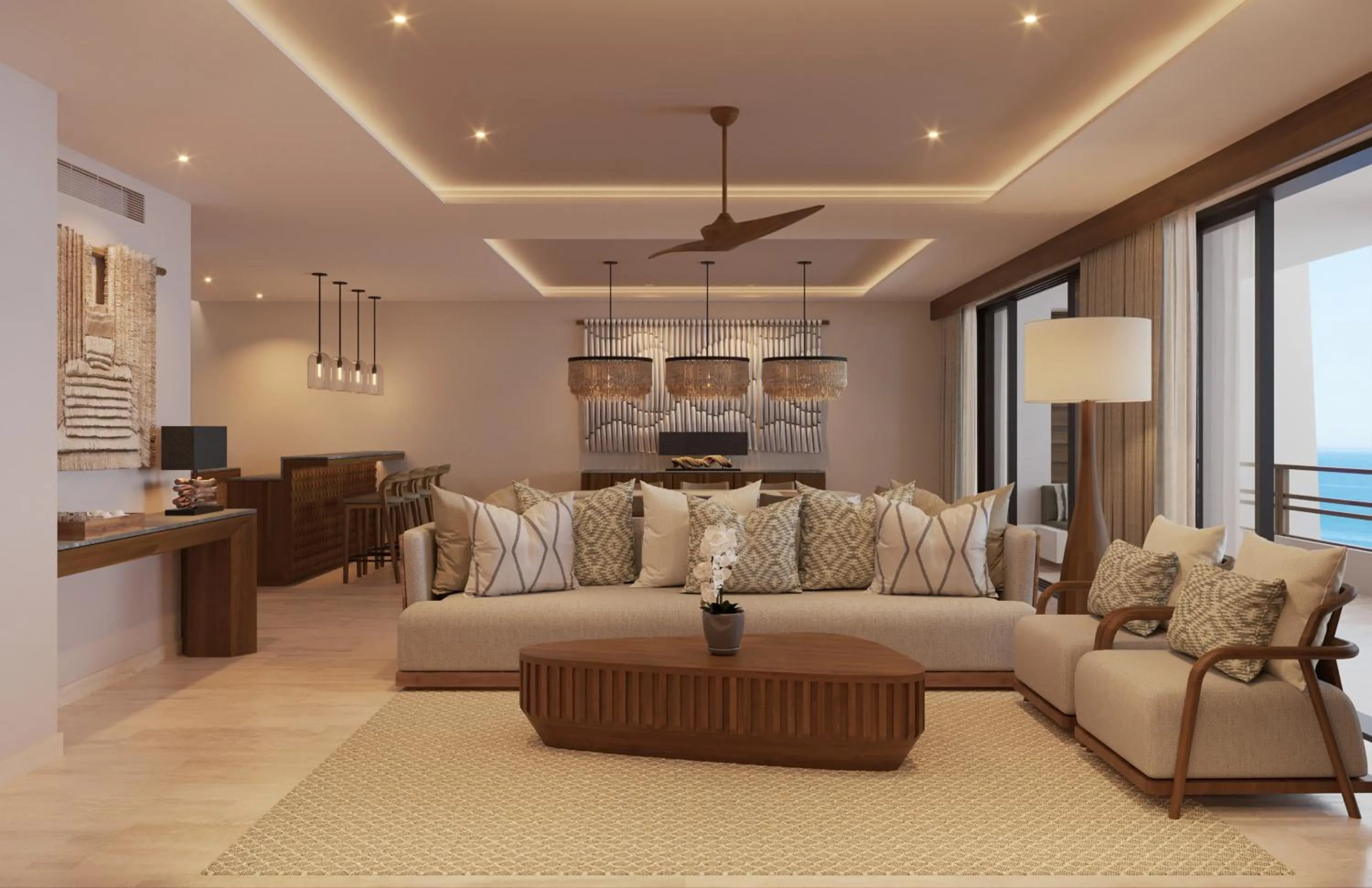 Living room in Secrets Playa Blanca Costa Mujeres - All Inclusive Adults Only