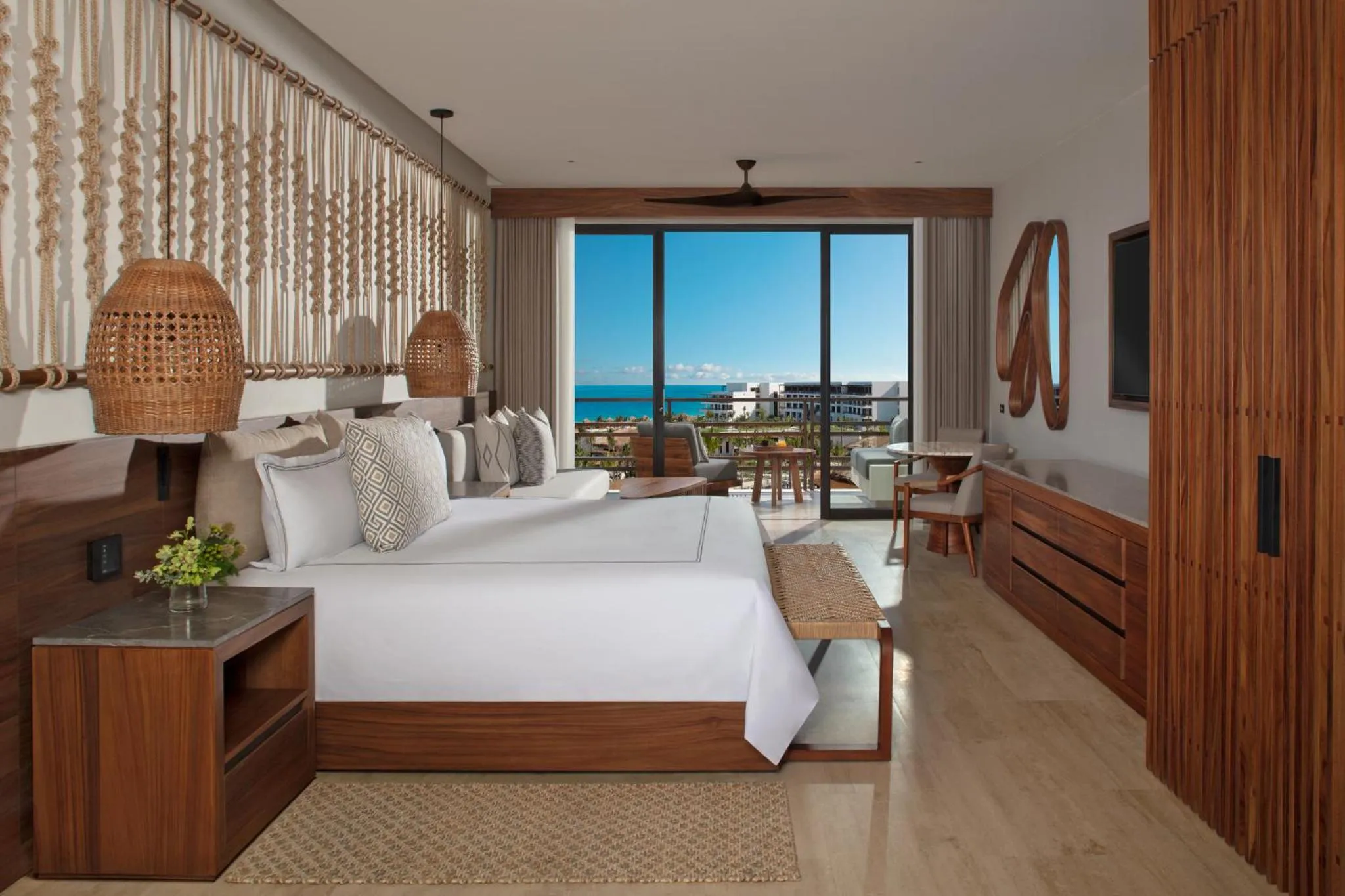 Bedroom, Bed in Secrets Playa Blanca Costa Mujeres - All Inclusive Adults Only