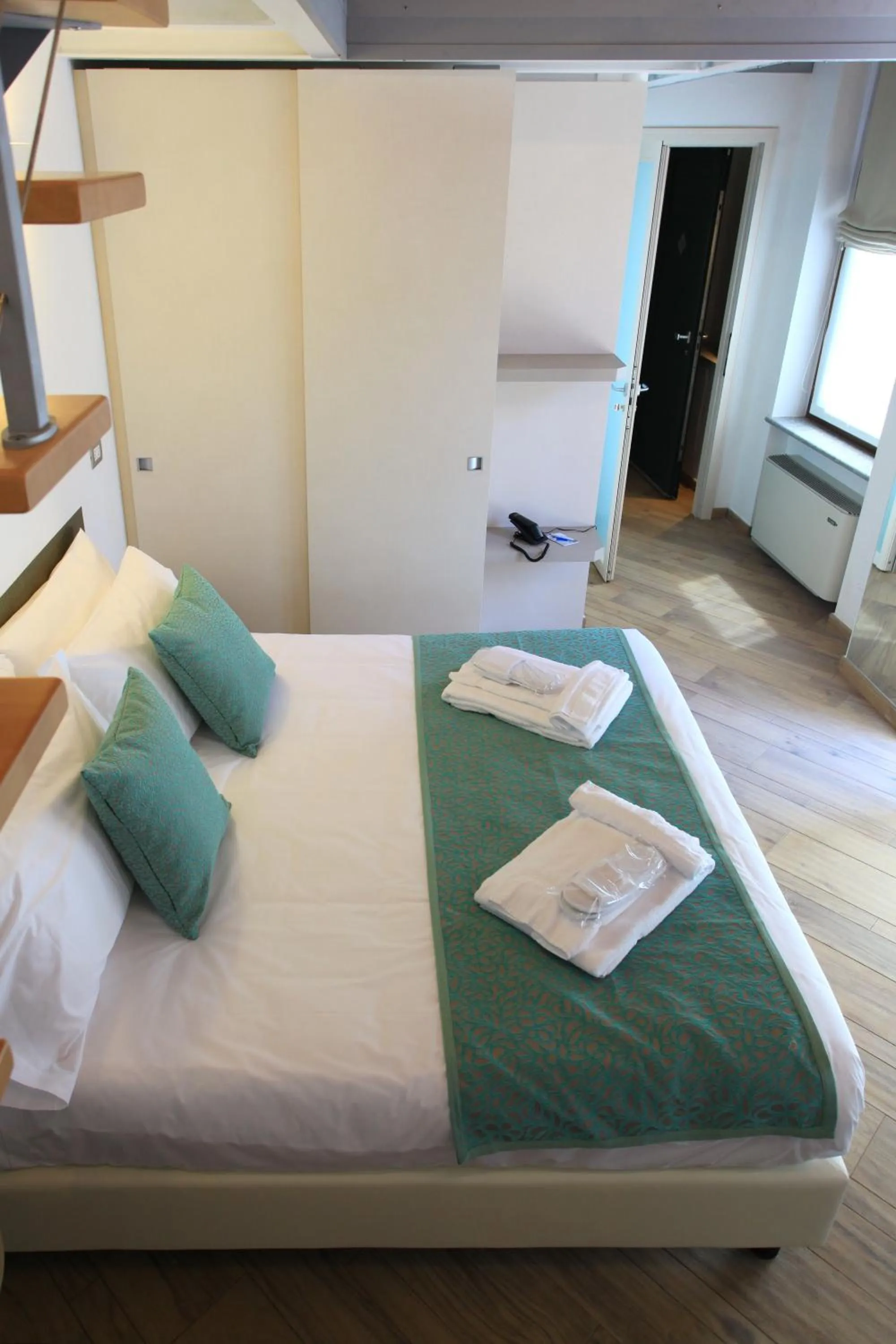 Bedroom, Bed in Hotel Ponti