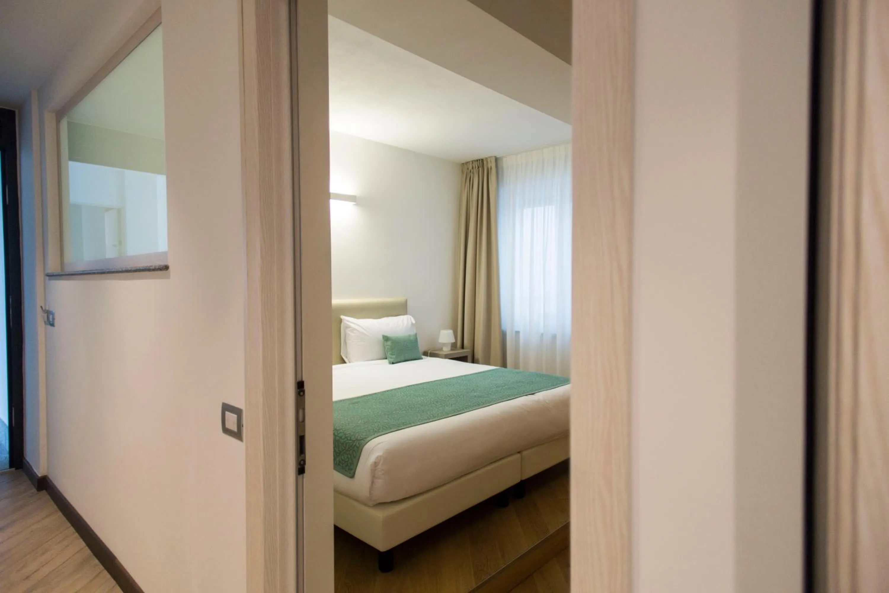 Bedroom, Bed in Hotel Ponti