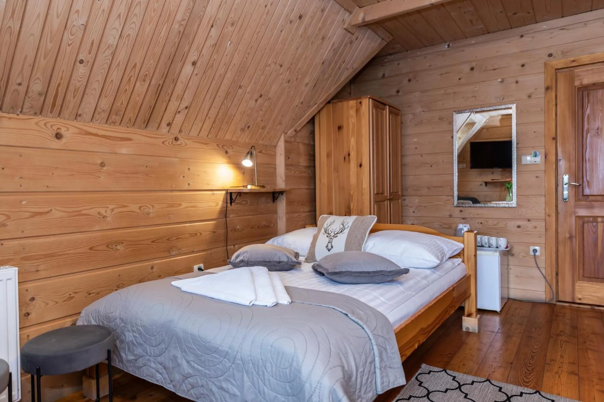 Decorative detail, Bed in Willa u Jadzi