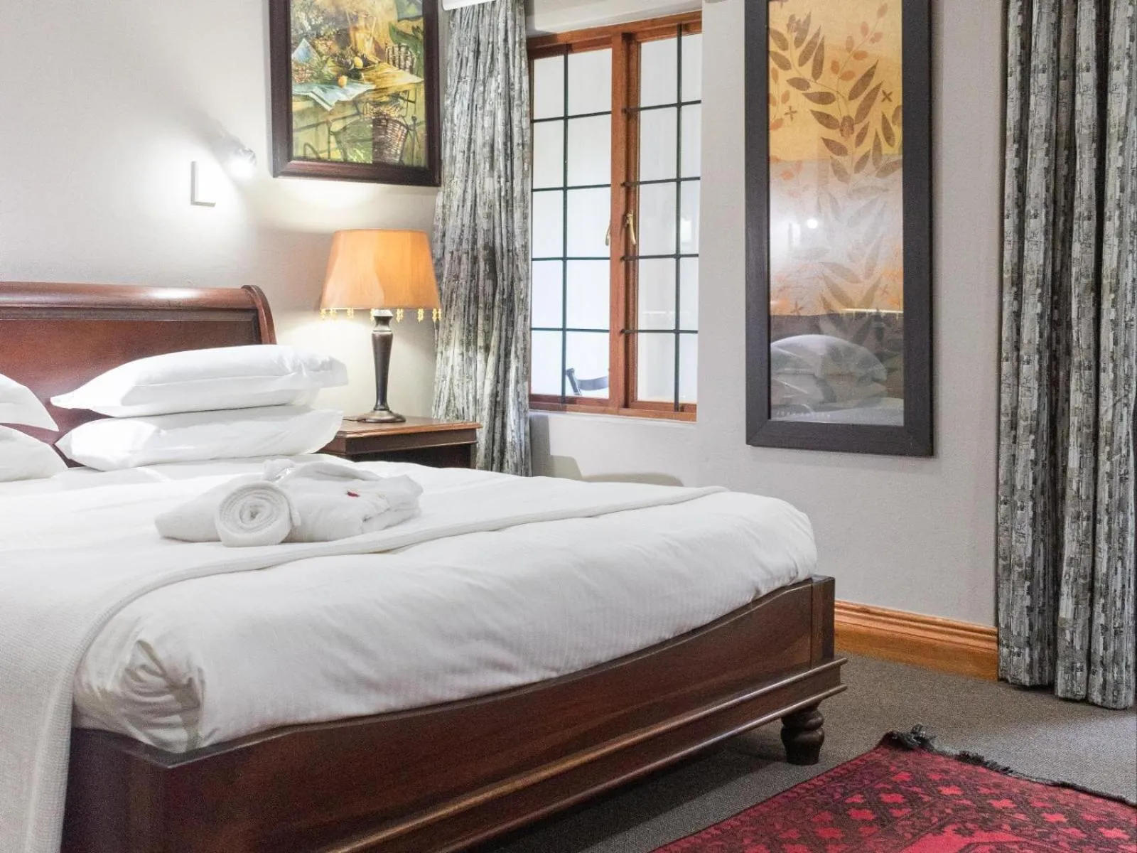 Bed in Aanmani Rose Guesthouse