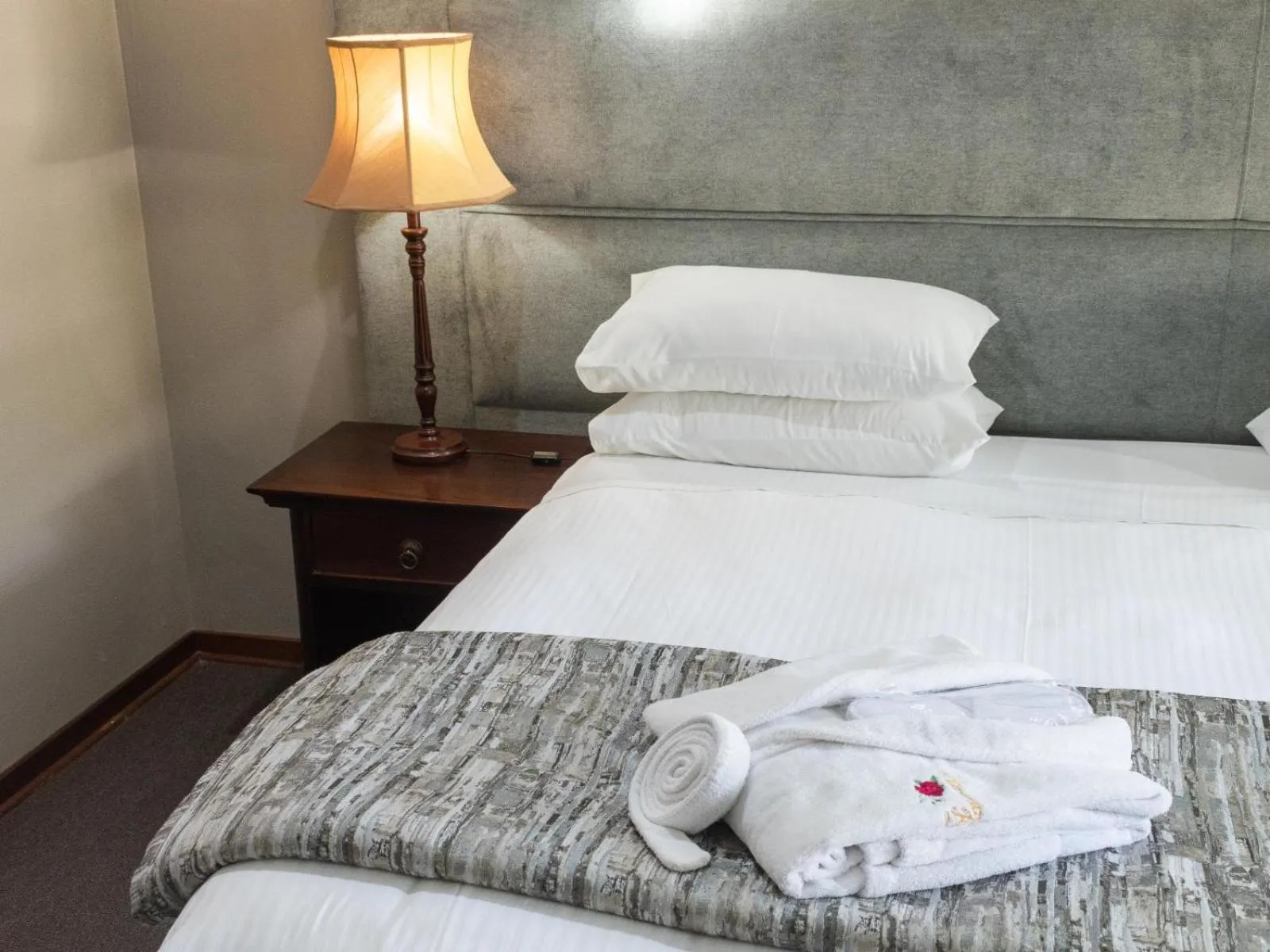 Bed in Aanmani Rose Guesthouse