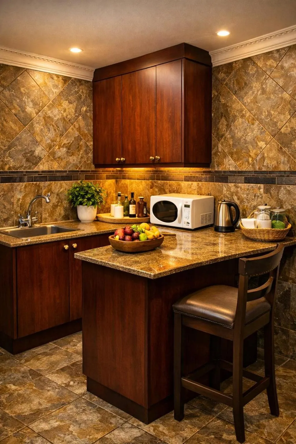 Kitchen or kitchenette in Aanmani Rose Guesthouse