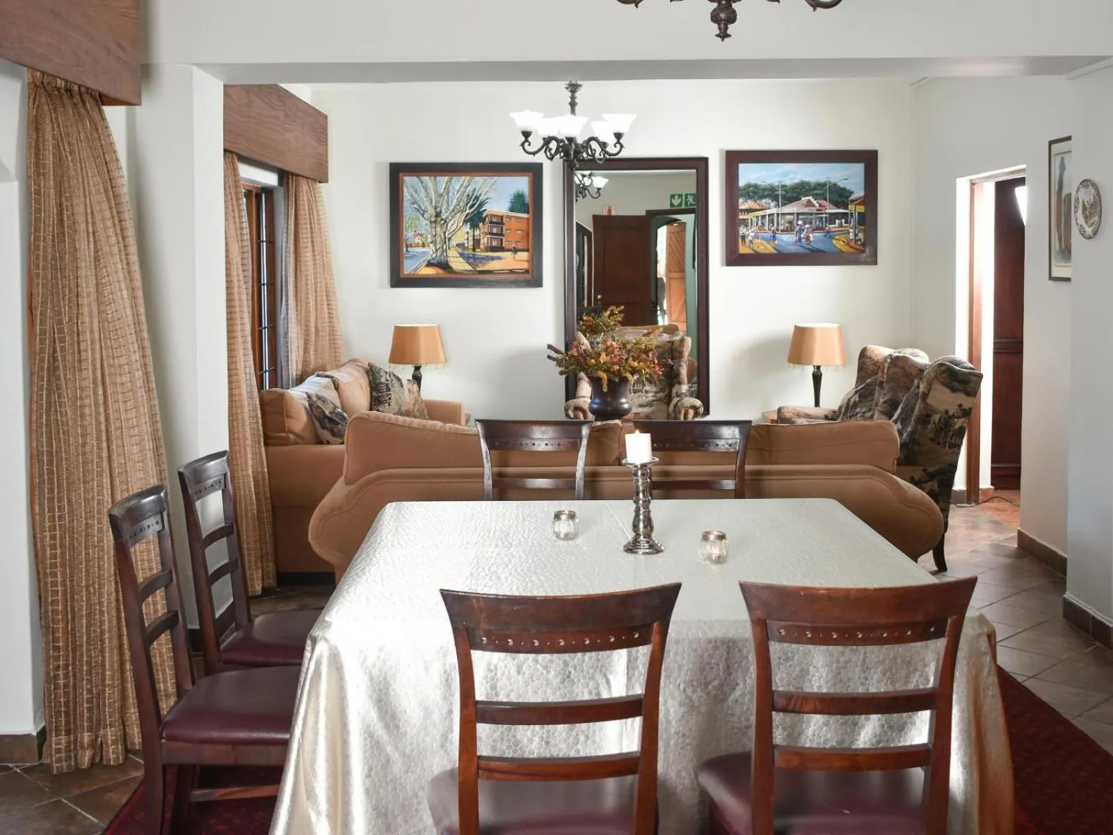 Living room in Aanmani Rose Guesthouse