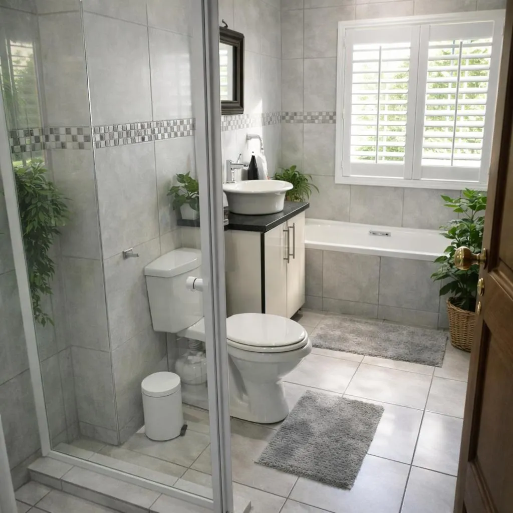 Bathroom in Aanmani Rose Guesthouse