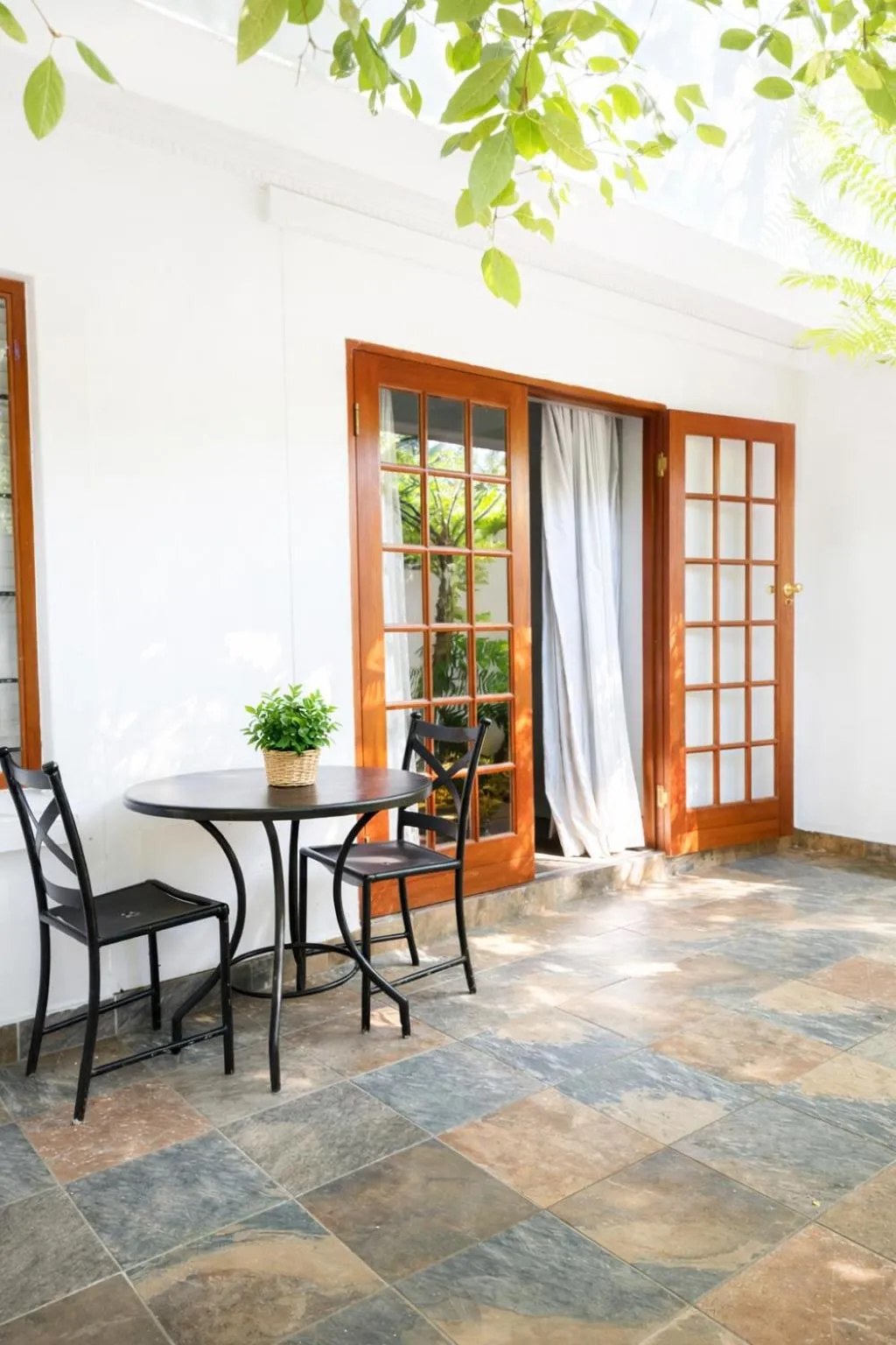 Patio in Aanmani Rose Guesthouse