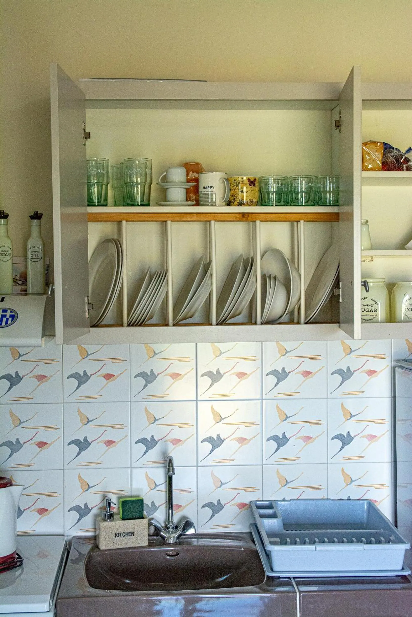 Kitchen or kitchenette in Ritsinia Apartments