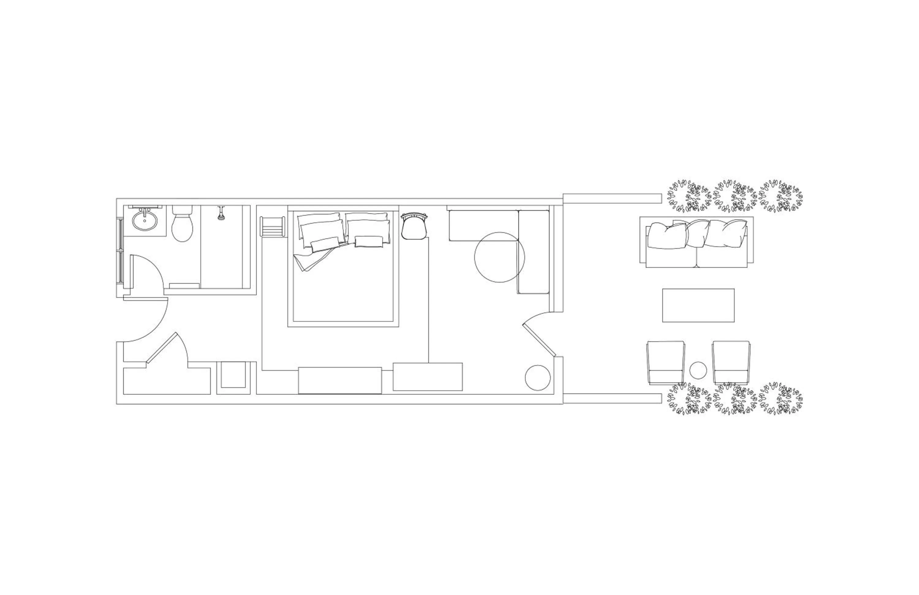 Floor plan in AWOL Stowe