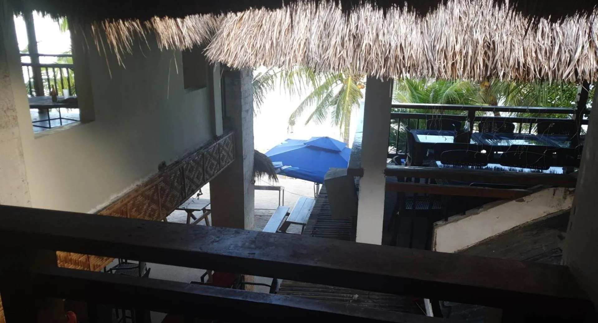 Balcony/Terrace in birdwatchers beachfront hotel panglao