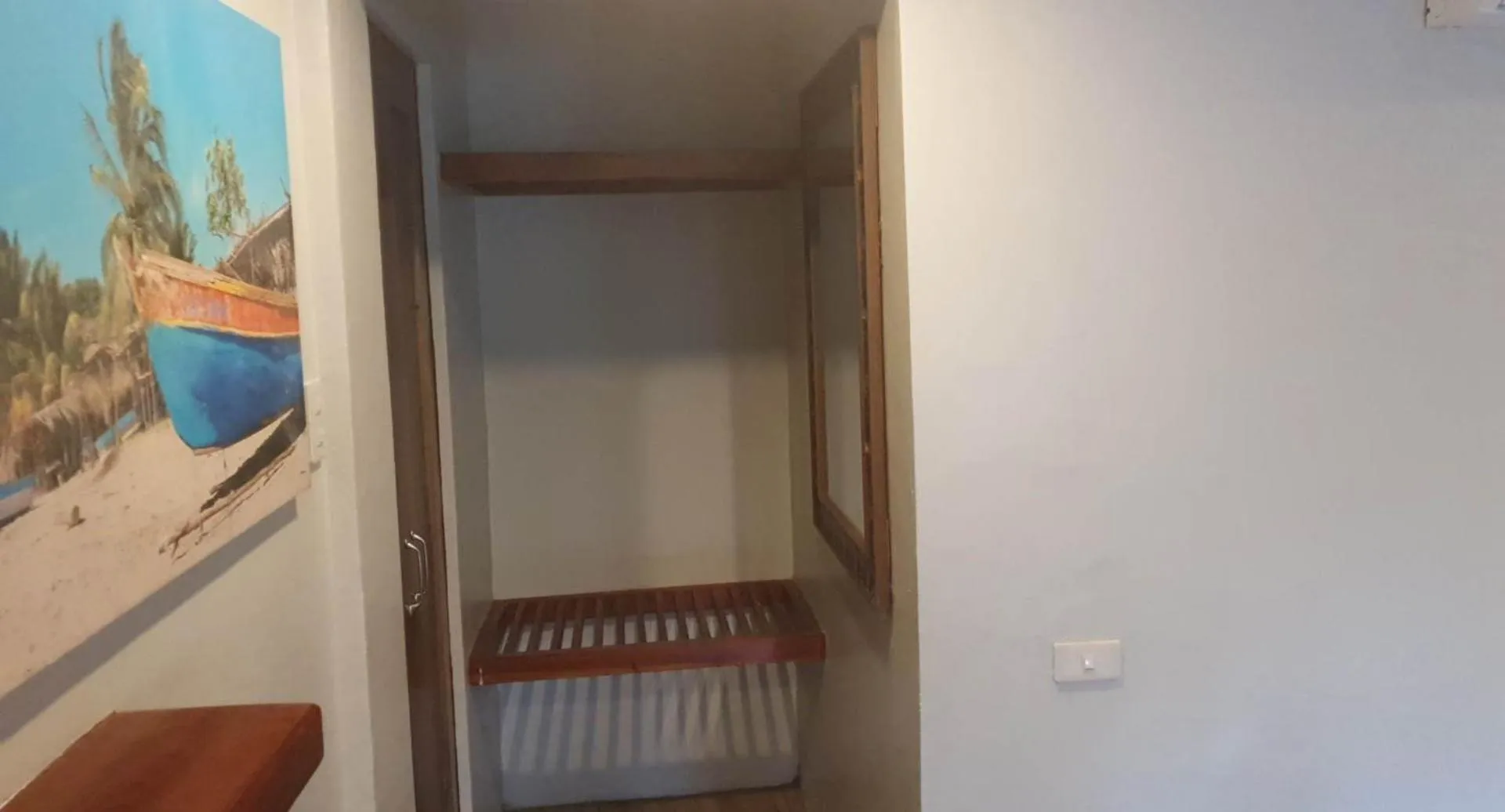 wardrobe in birdwatchers beachfront hotel panglao