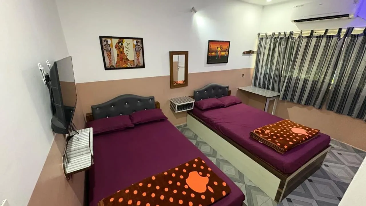 Bed in Saikani Beach Resort & Restaurant