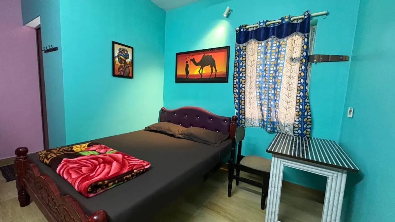 Bed in Saikani Beach Resort & Restaurant