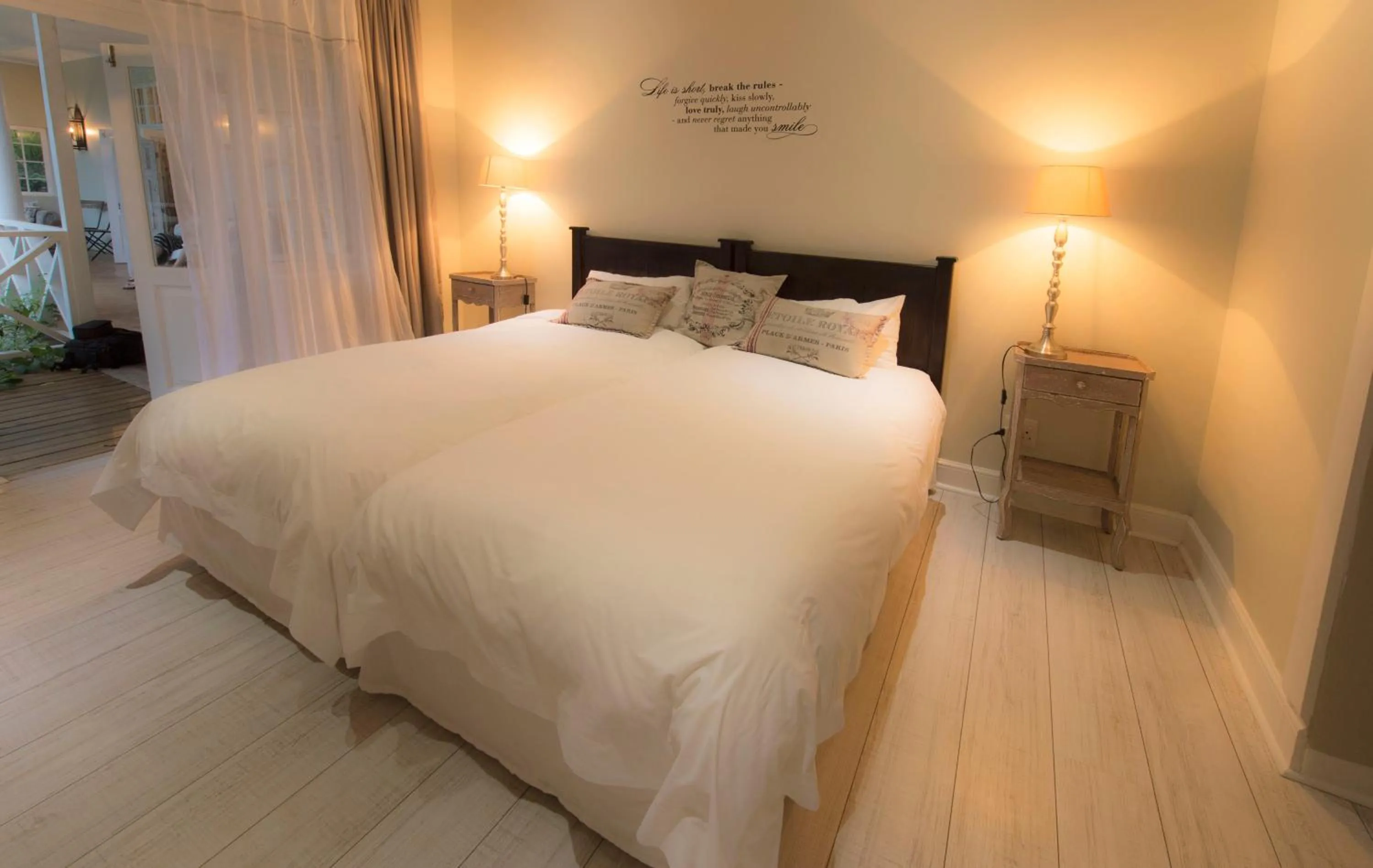 Bed in Lemon Tree B&B