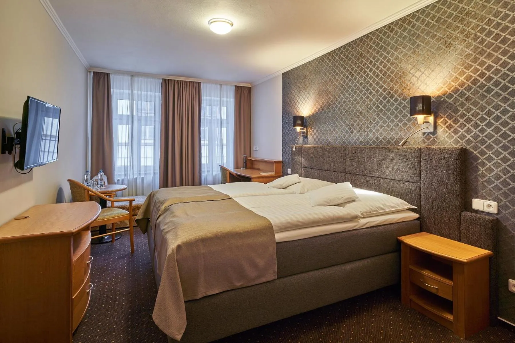 Bed in Hotel Adam Trutnov