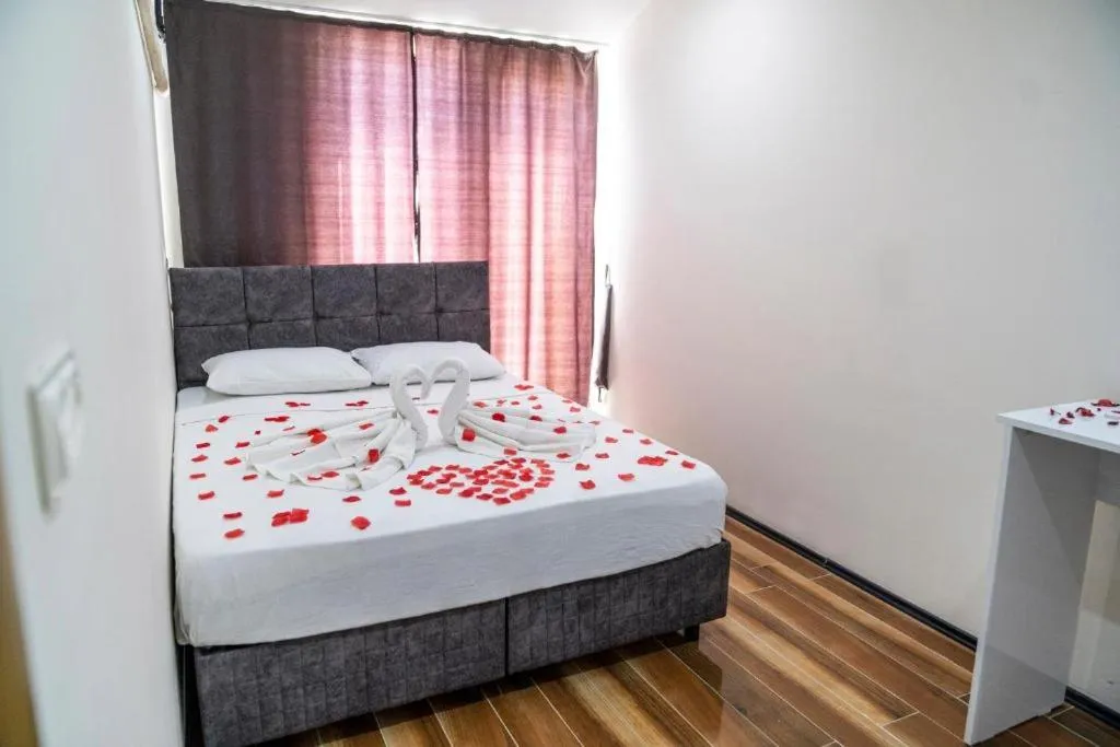 Bed in AYYA SUİT HOTEL