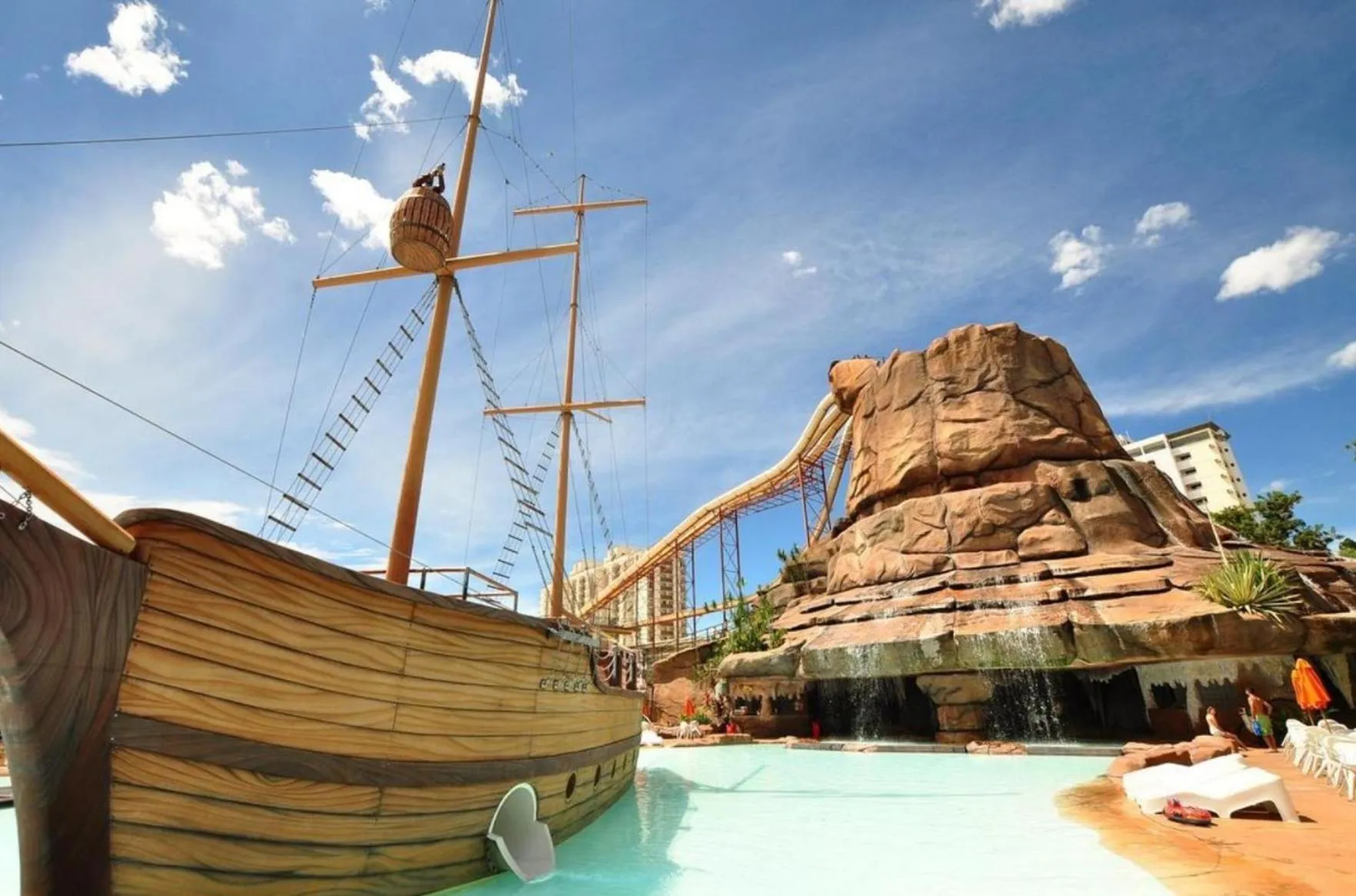 Aqua park in Spazzio Diroma Hospedagem com acesso gratuito no Acqua Park