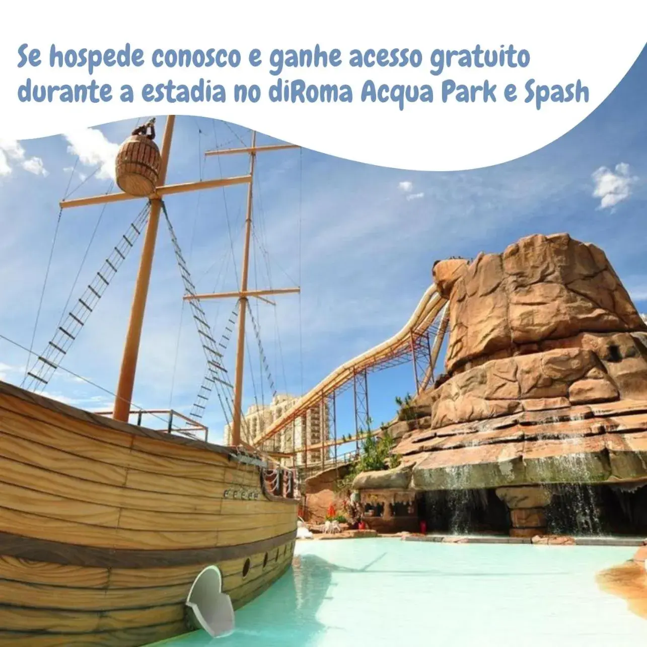 Spazzio Diroma Hospedagem com acesso gratuito no Acqua Park Spazzio Diroma Hospedagem com acesso gratuito no Acqua Park