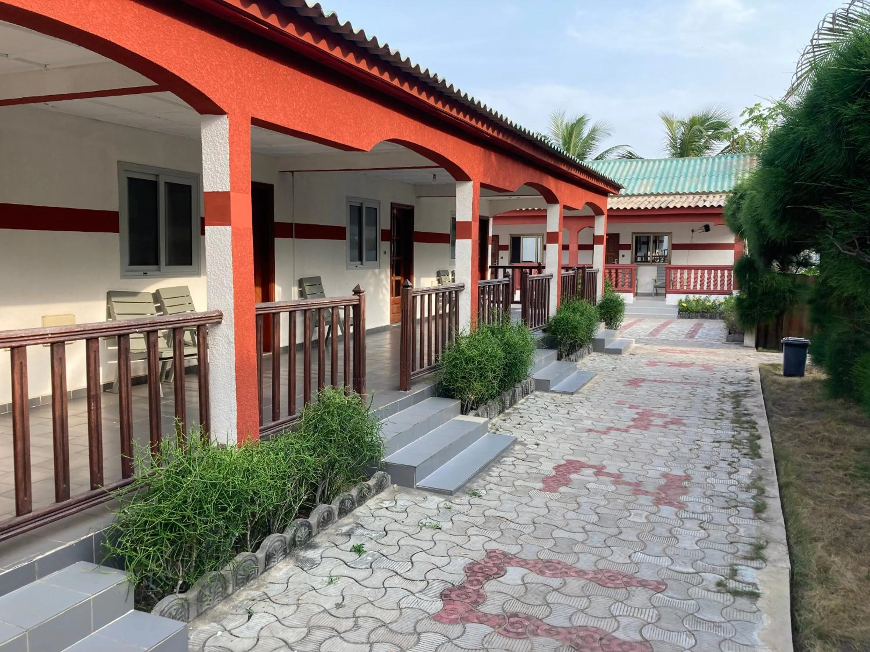 Balcony/Terrace in Hotel Bel Azur Grand-Popo