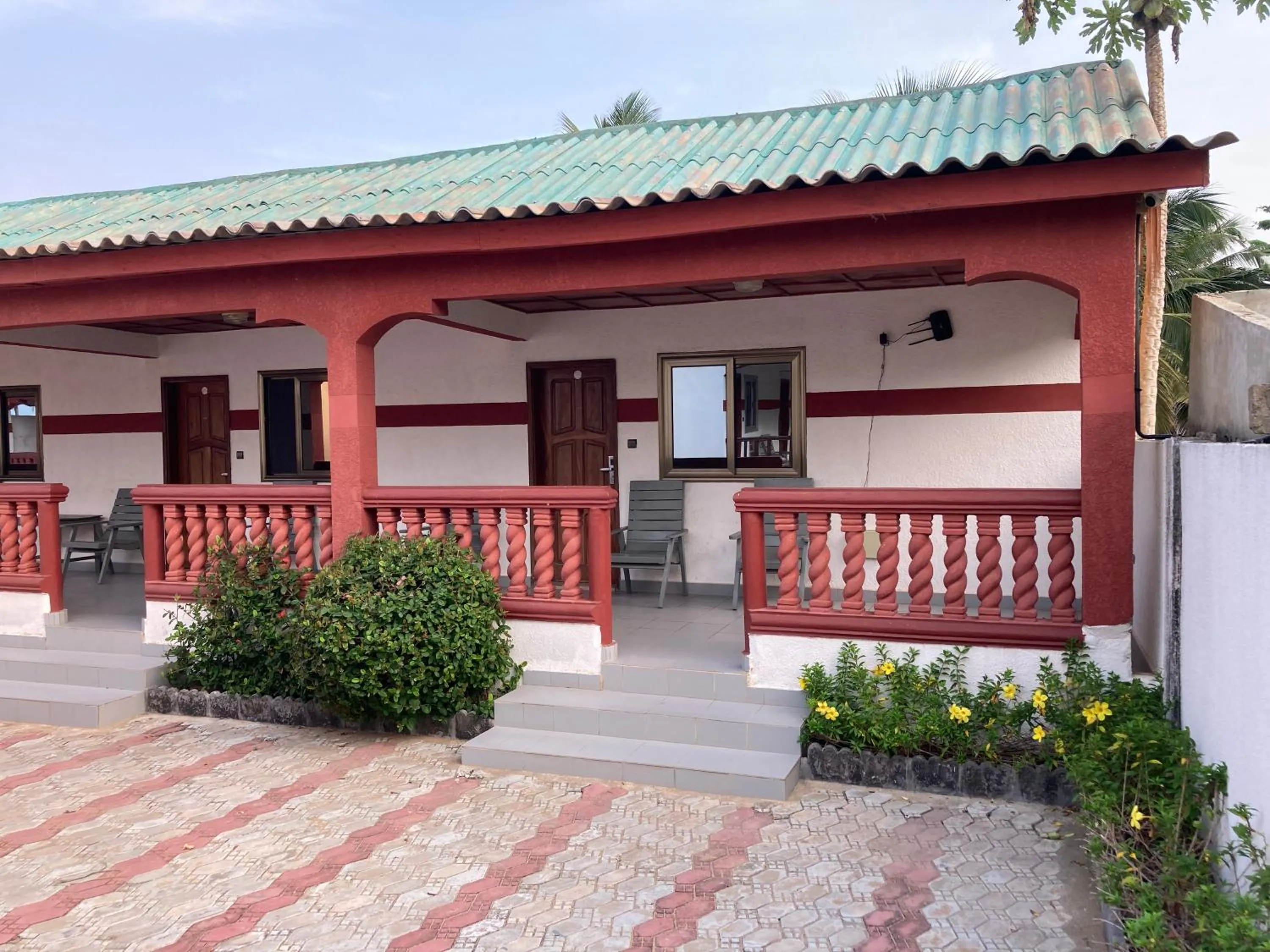 Balcony/Terrace in Hotel Bel Azur Grand-Popo
